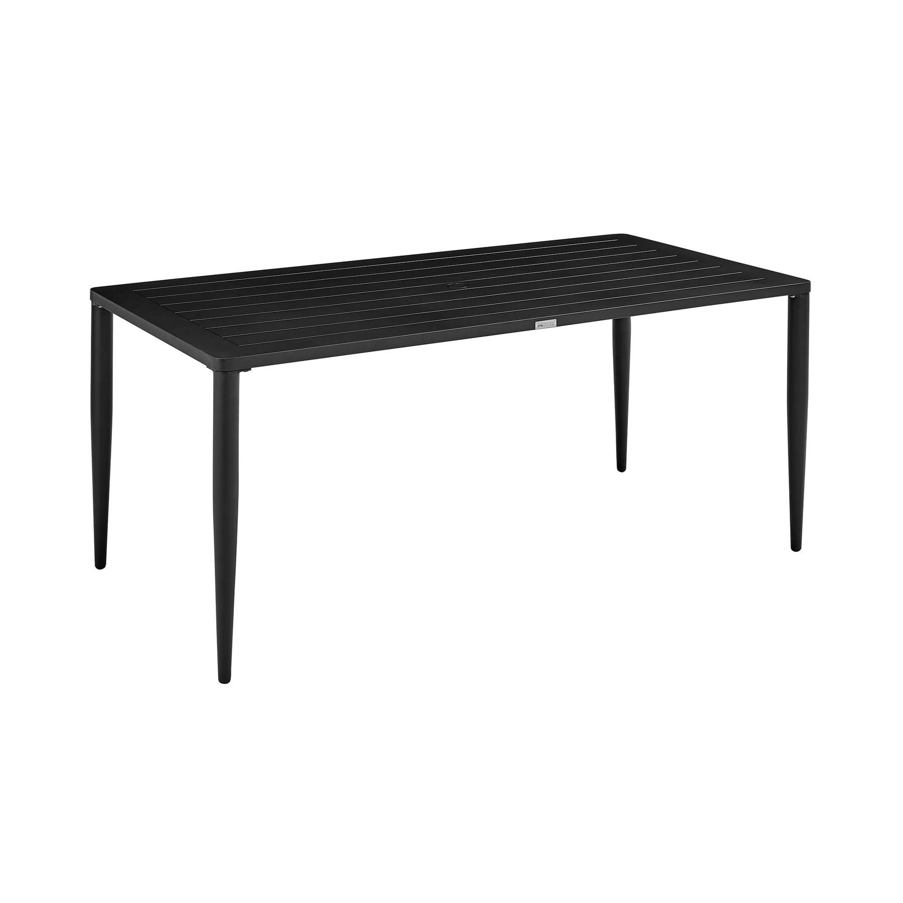 Ezra Outdoor Patio Dining Table in Aluminum - Image 2