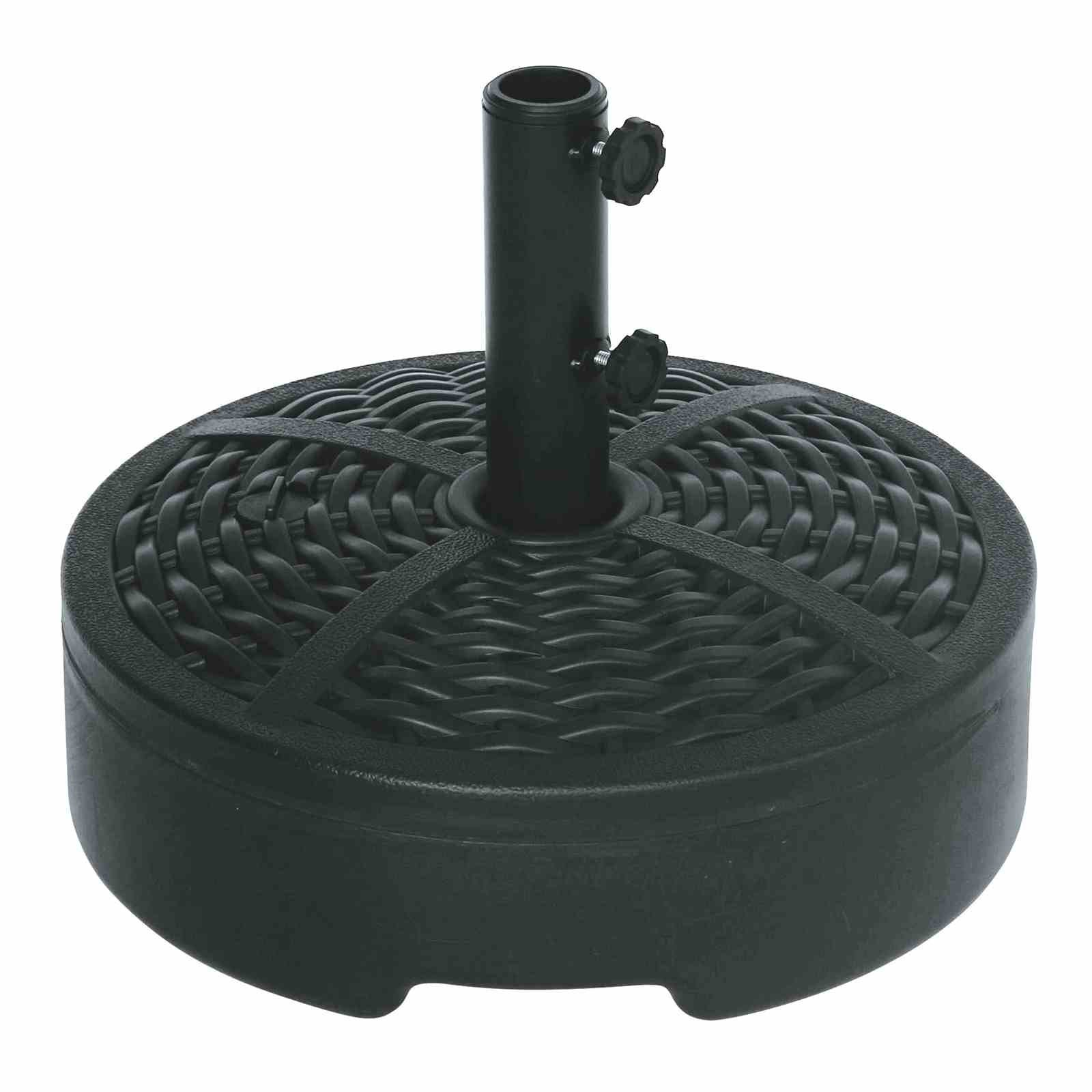 Fab Round Umbrella Base, Black