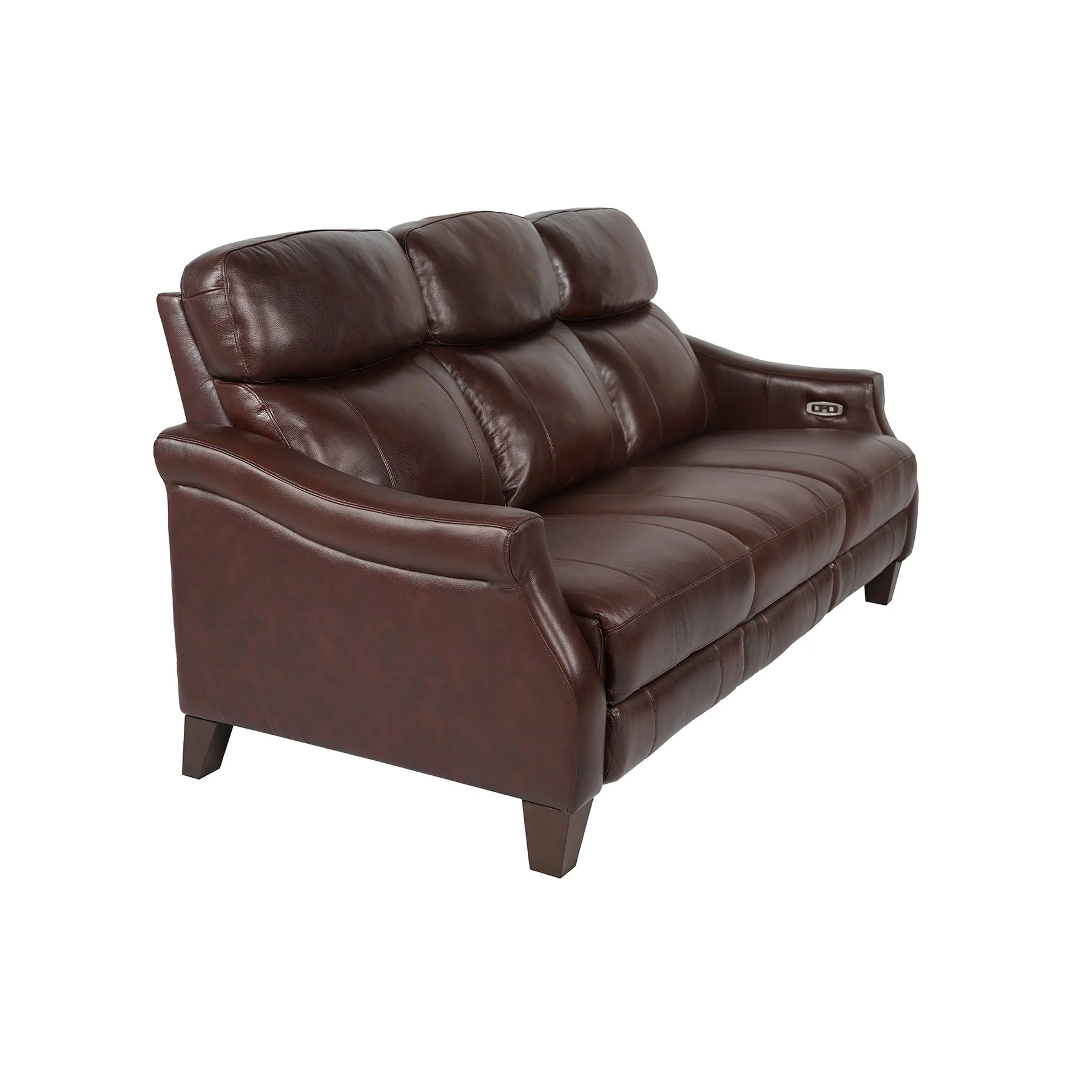 Felicity 84" Zero Gravity Power Reclining Sofa in Chocolate Leather - Image 2