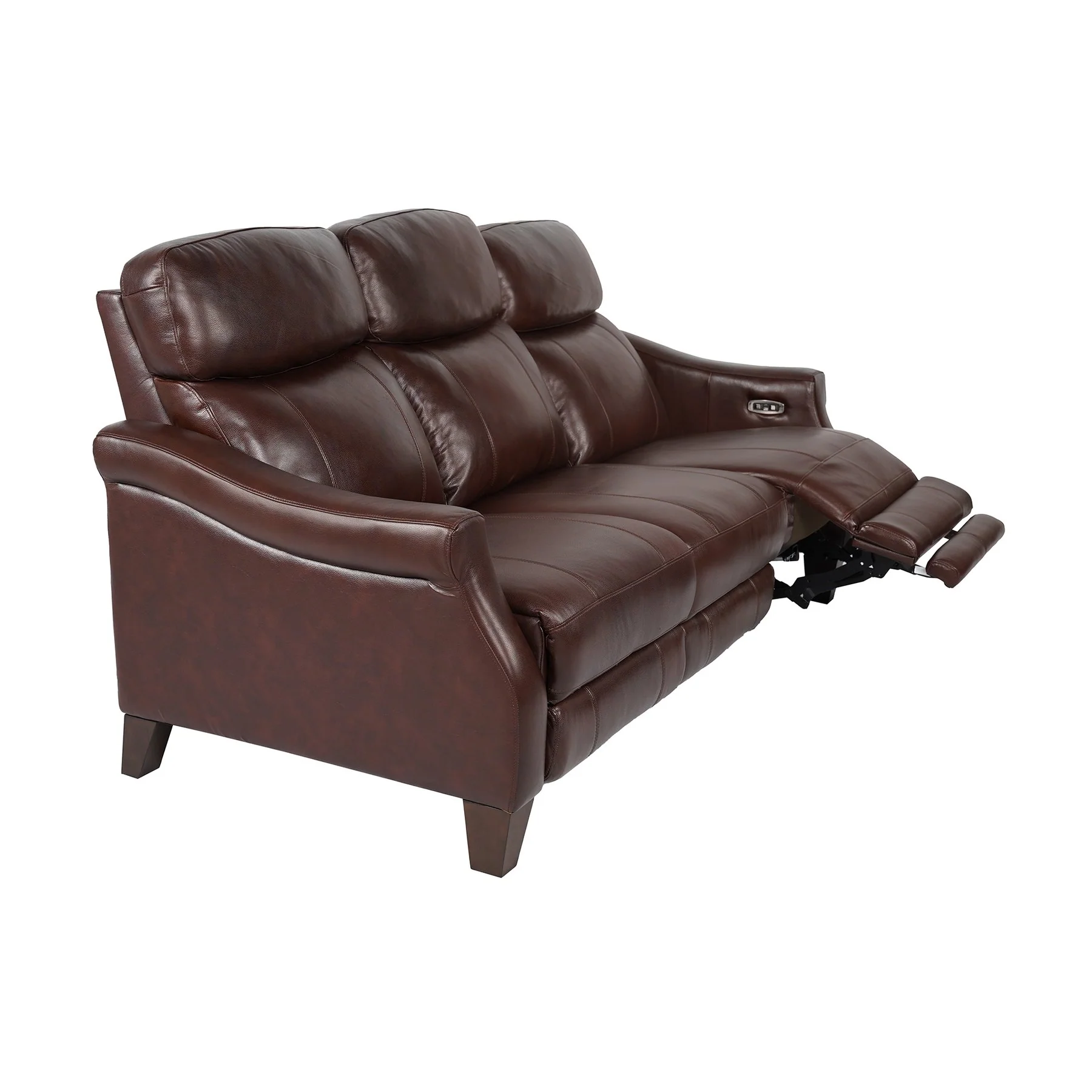 Felicity 84" Zero Gravity Power Reclining Sofa in Chocolate Leather - Image 3
