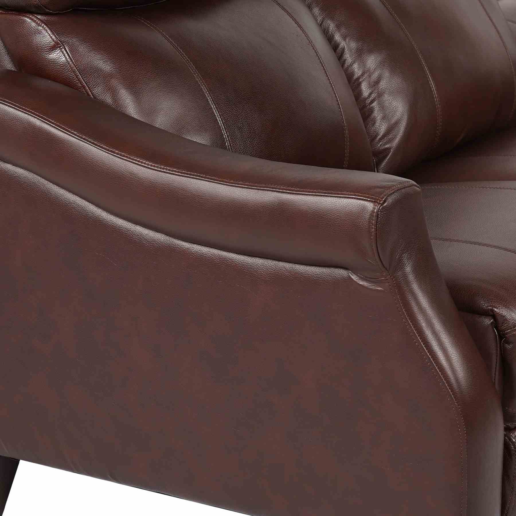 Felicity 84" Zero Gravity Power Reclining Sofa in Chocolate Leather - Image 8