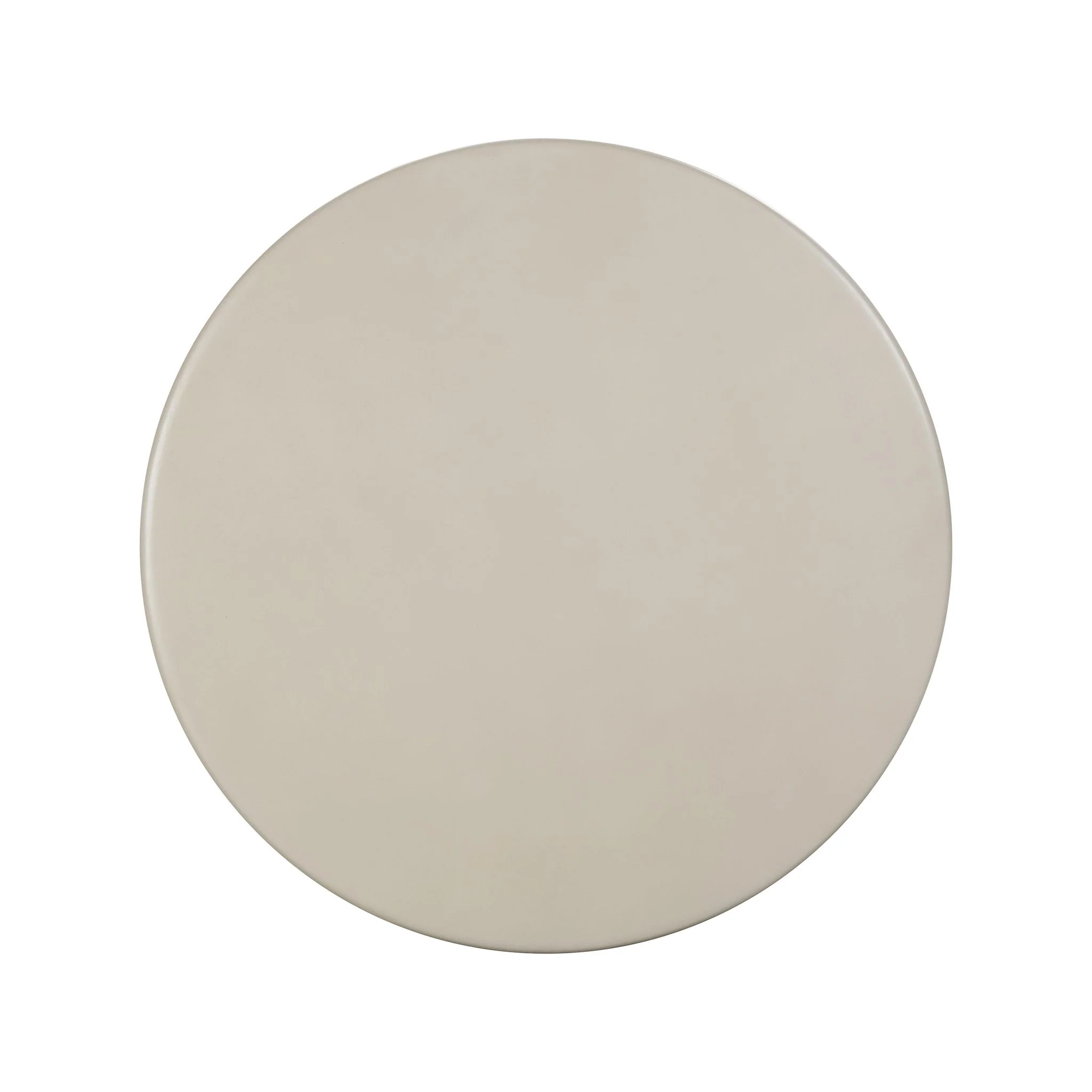 Fern Beige Textured Faux Plaster Concrete Indoor / Outdoor Round Dining Table - Image 5
