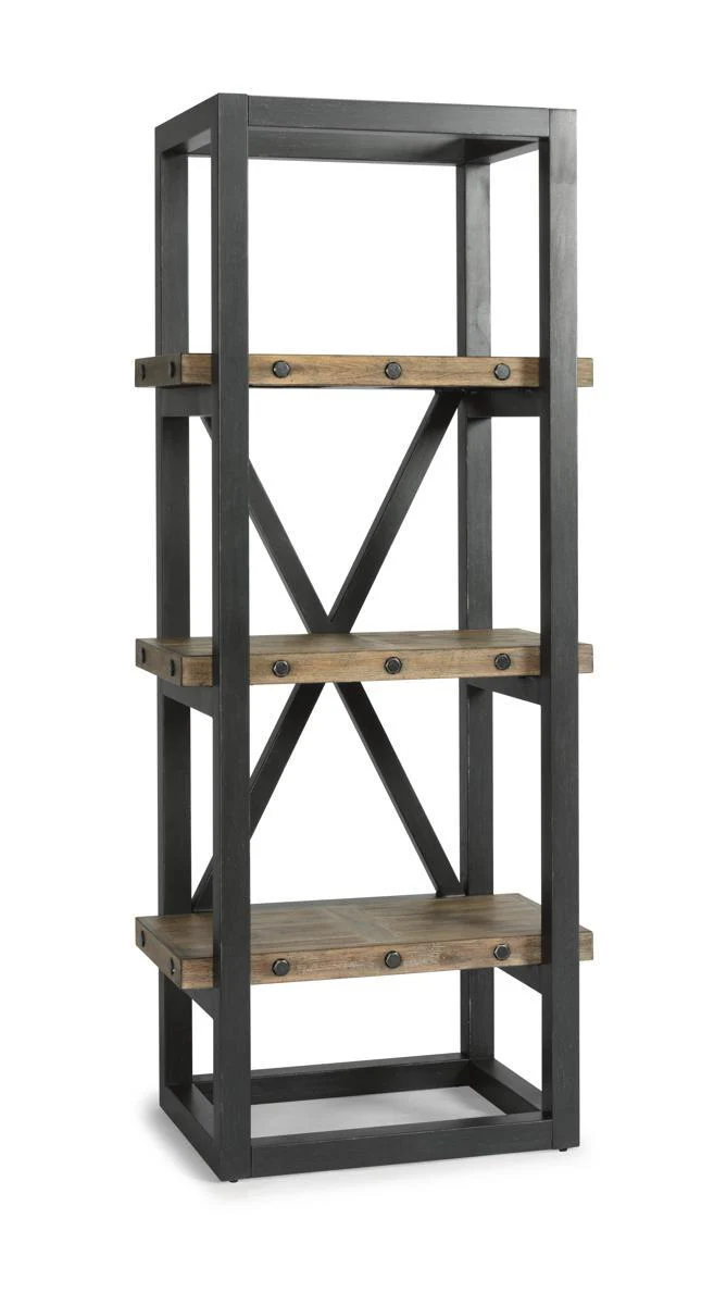 Flexsteel Carpenter Side Pier in Rustic Gray