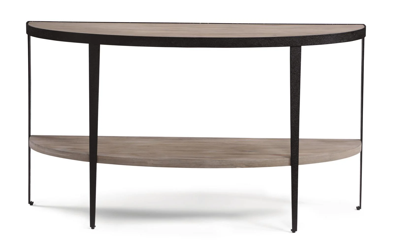 Flexsteel Compass Sofa Table in Gray/Black