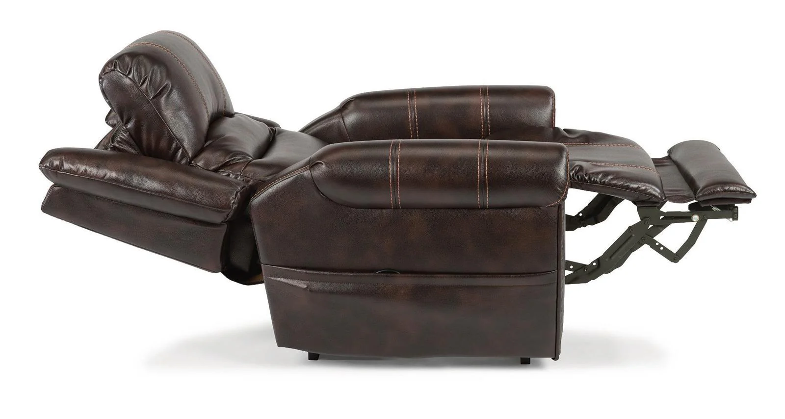 Flexsteel Oscar Power Recliner with Power Headrest and Lumbar - Image 5