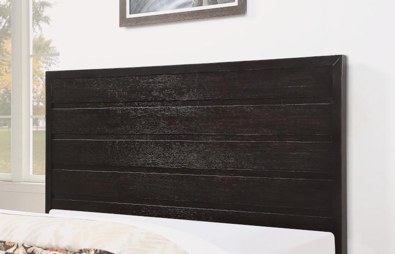 Flexsteel Wynwood Cologne California King Panel Bed in Dark Brown - Image 2