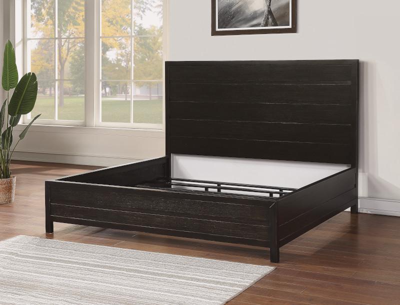Flexsteel Wynwood Cologne California King Panel Bed in Dark Brown - Image 3