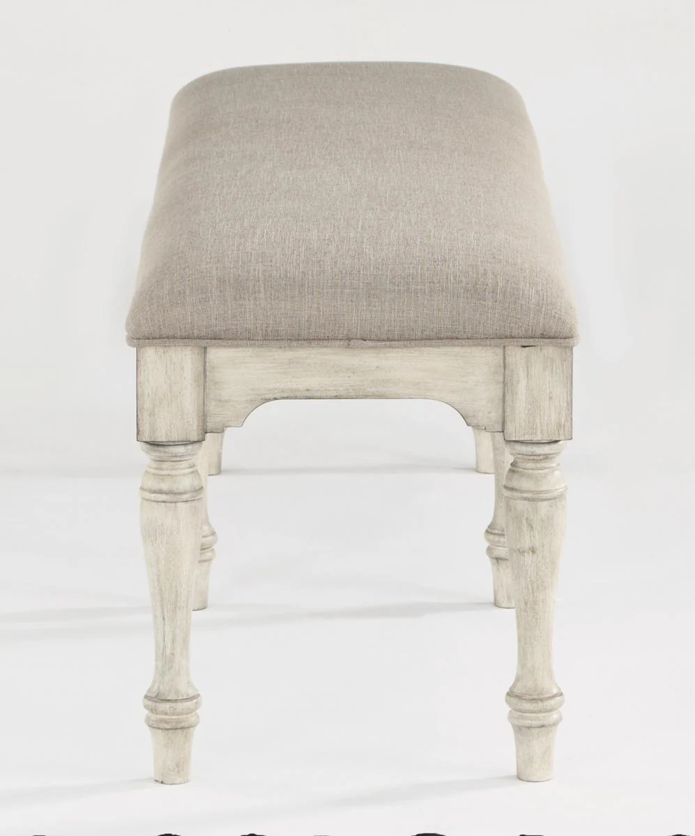 Flexsteel Wynwood Plymouth Bench in Gray - Image 3