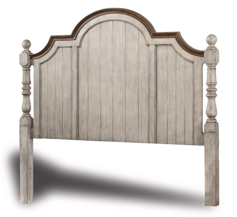 Flexsteel Wynwood Plymouth California King Poster Storage Bed in Whitewash Wood - Image 3