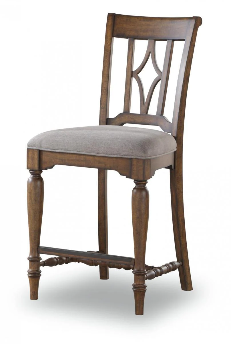 Flexsteel Wynwood Plymouth Counter Chair (Set of 2) in Brown