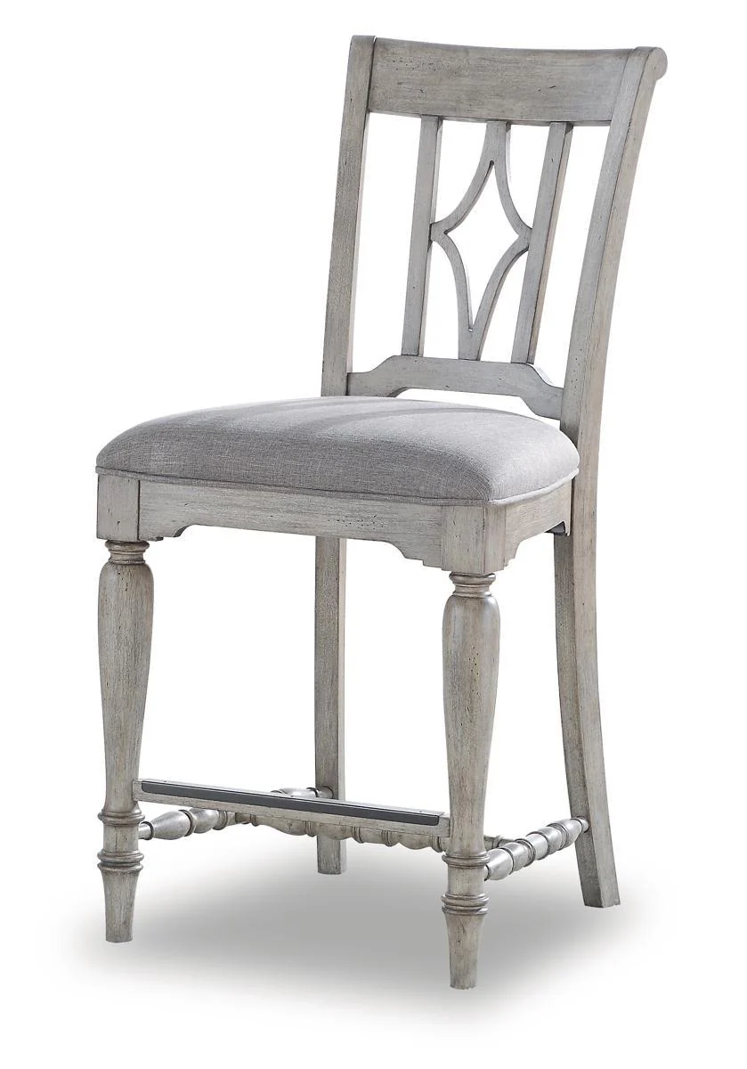 Flexsteel Wynwood Plymouth Counter Chair (Set of 2) in Gray