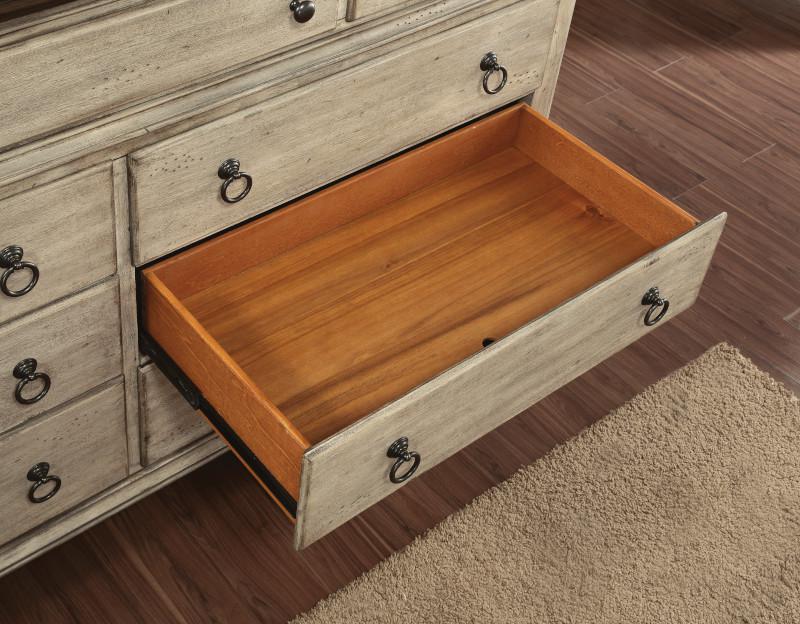 Flexsteel Wynwood Plymouth Dresser in Whitewash Wood - Image 5