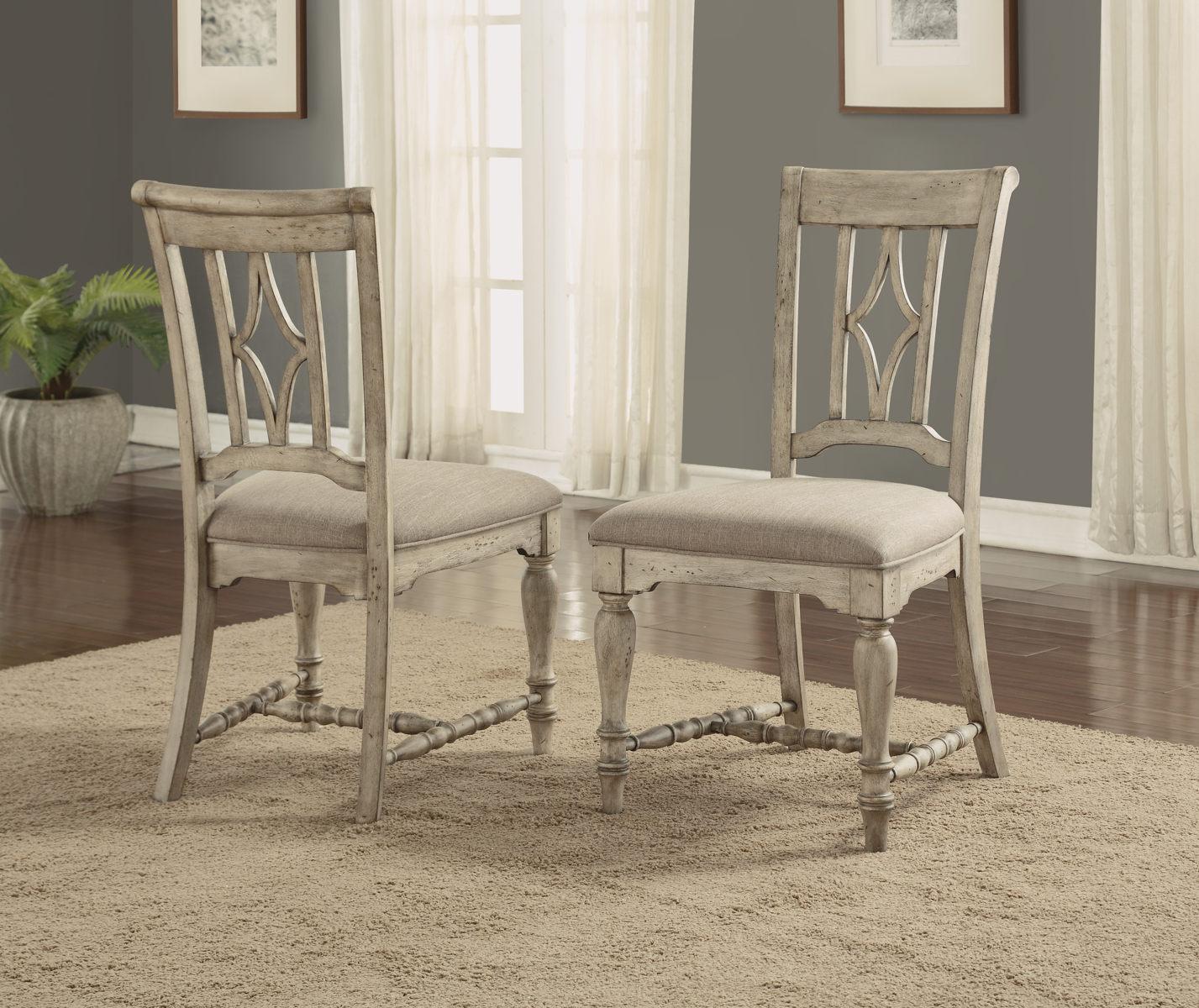 Flexsteel Wynwood Plymouth Upholstered Side Chair (Set of 2) in Gray - Image 4