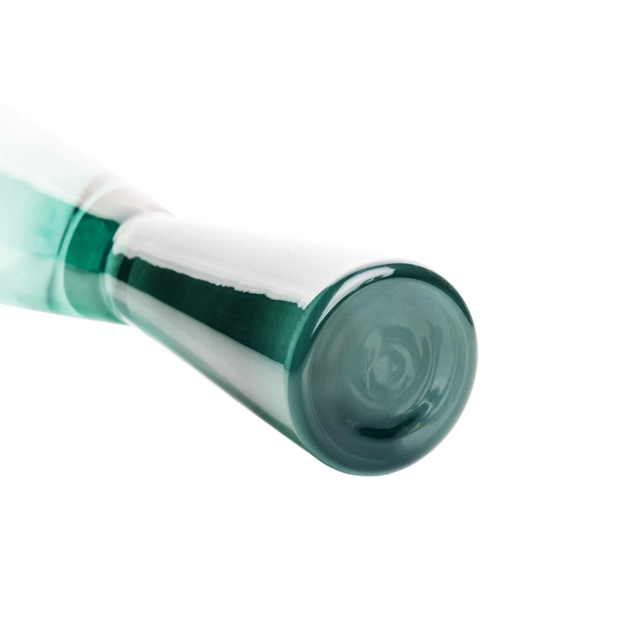 Flute Green Champagne Glasses - Set of 4 - Image 5