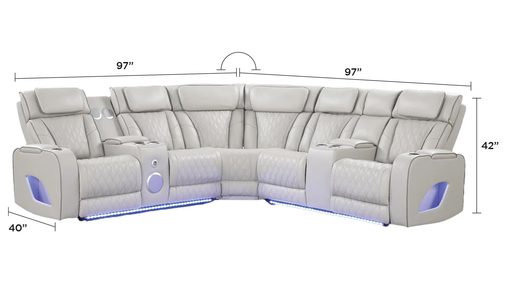 Fortuner Sectional Ice - Image 2