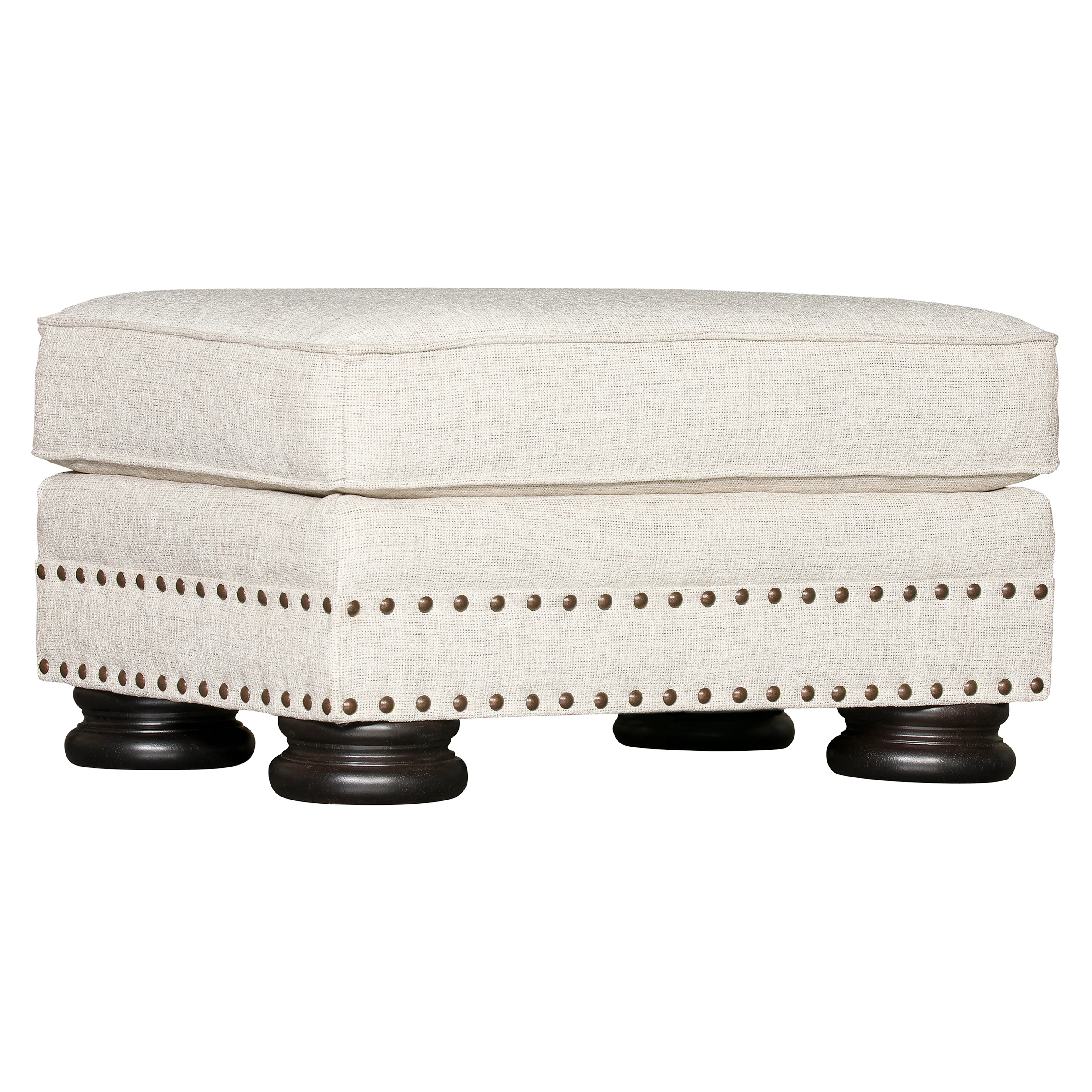 Foster Fabric Ottoman - Image 7