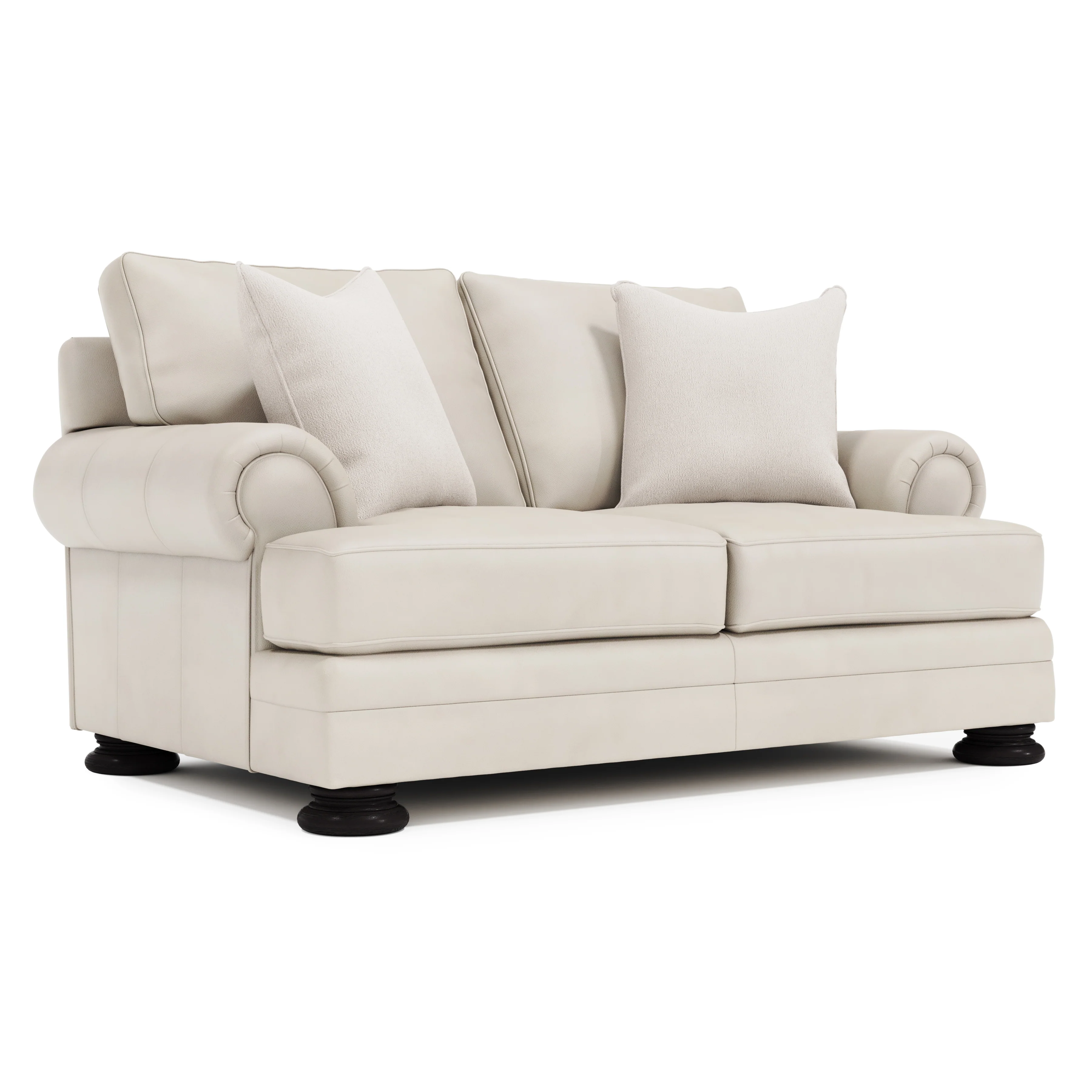 Foster Leather Loveseat - Image 20
