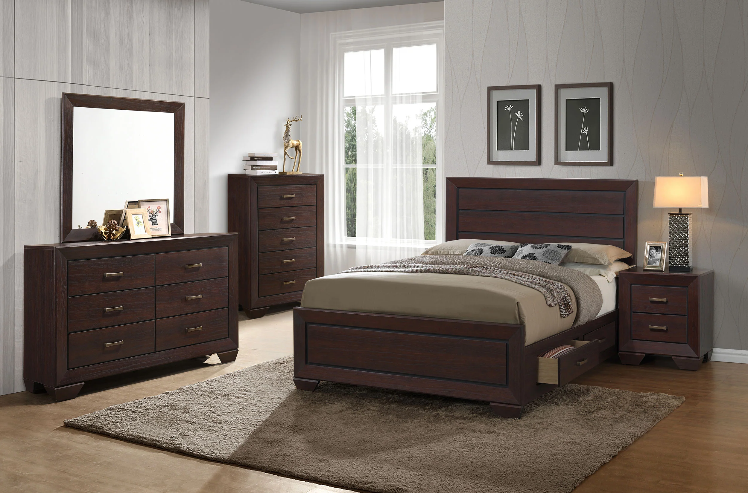 Kauffman Panel Platform Storage Bed - Image 59