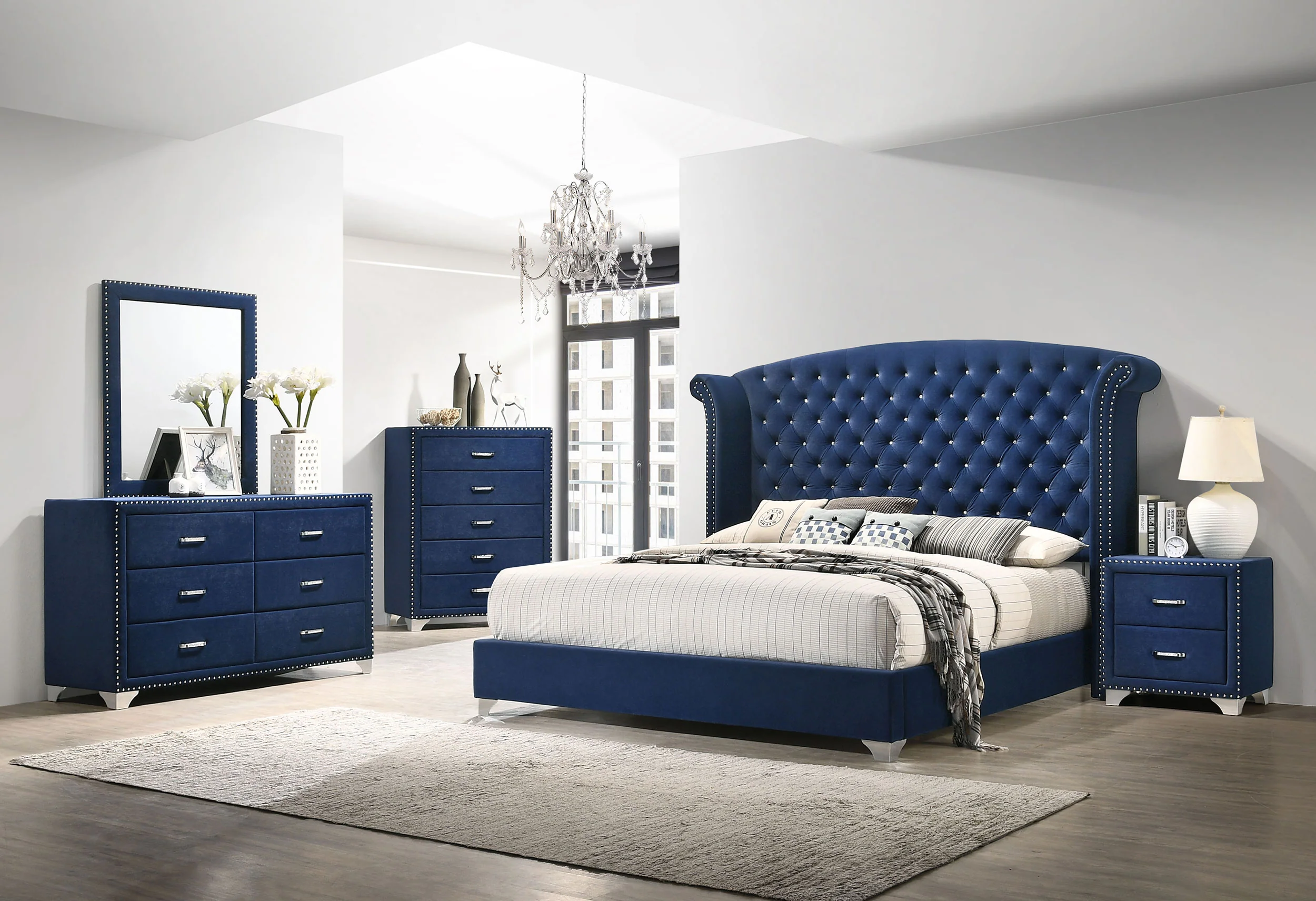 Melody Wingback Bed - Image 30