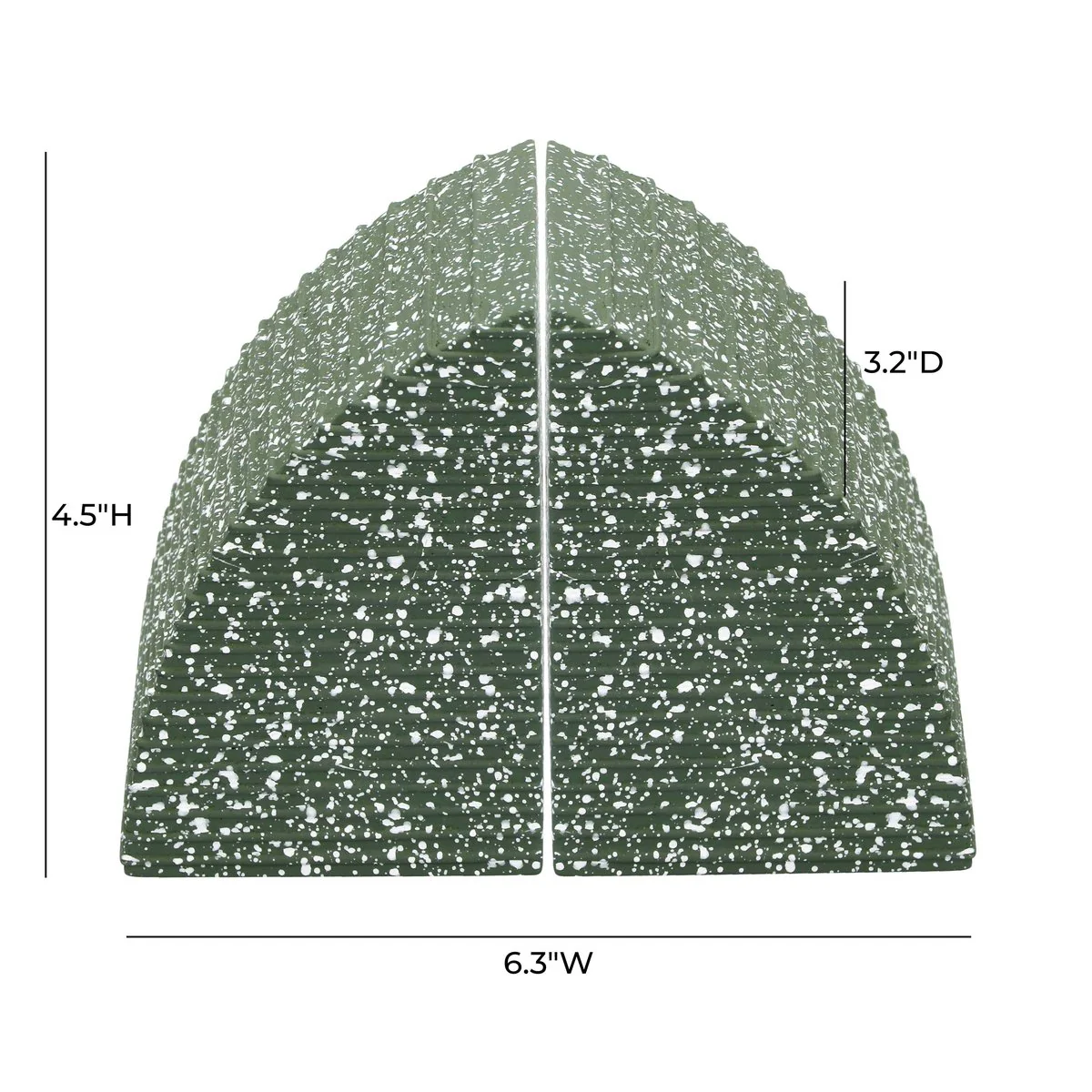 Gabby Green Arc Bookends - Image 5