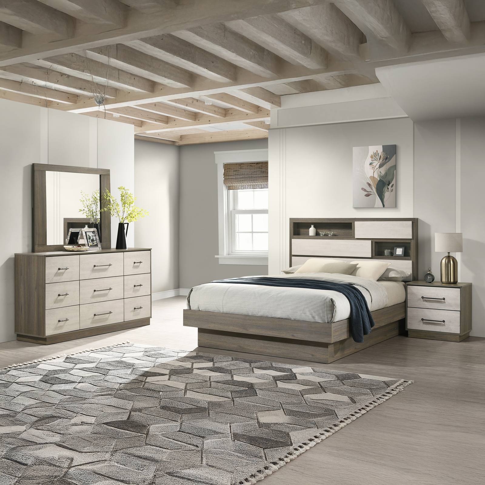 Gem Queen 4PC Bedroom Set