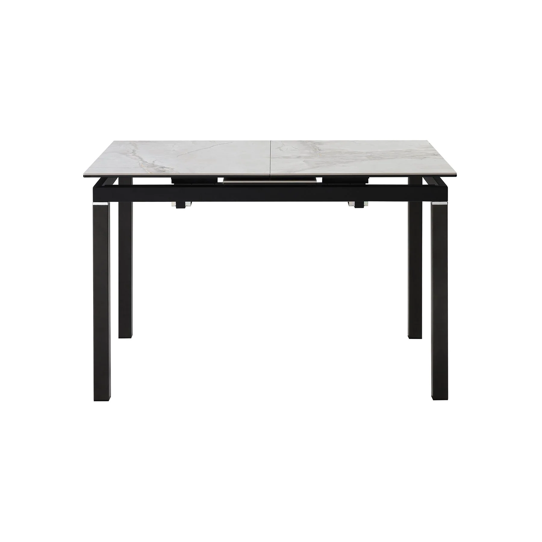 Giana Extendable Dining Table in Stone and Metal - Image 3