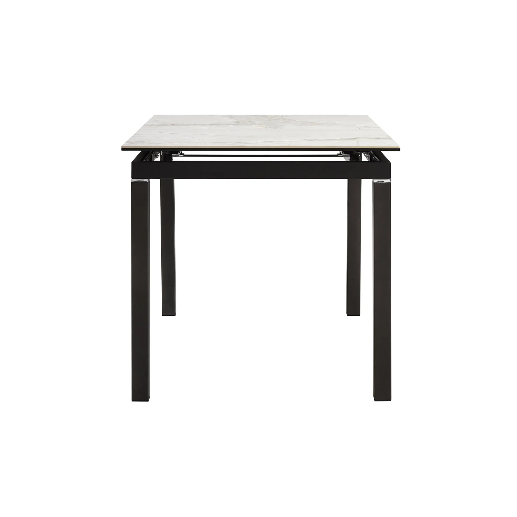 Giana Extendable Dining Table in Stone and Metal - Image 4
