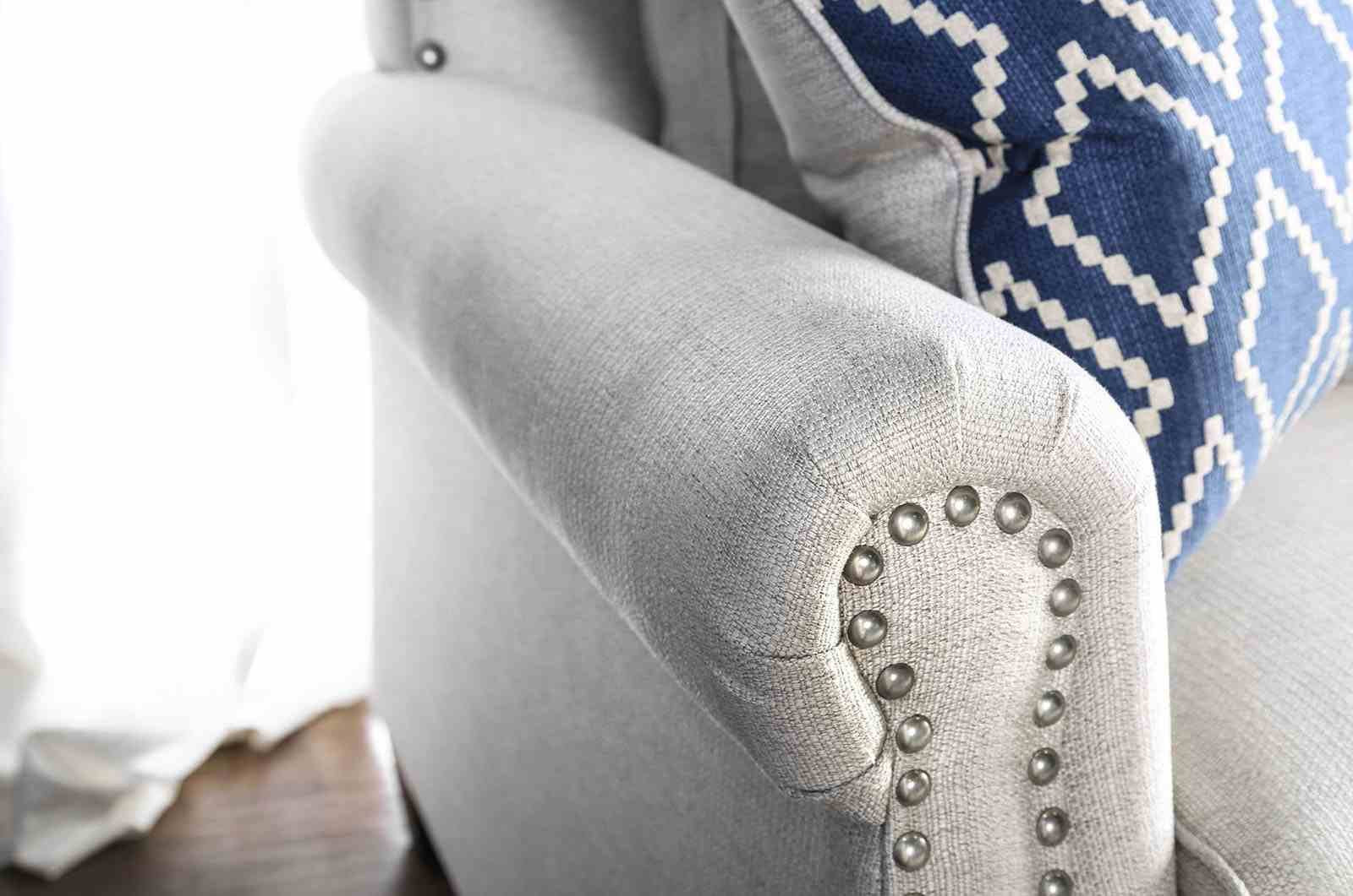 Giovanni Loveseat, Beige - Image 4