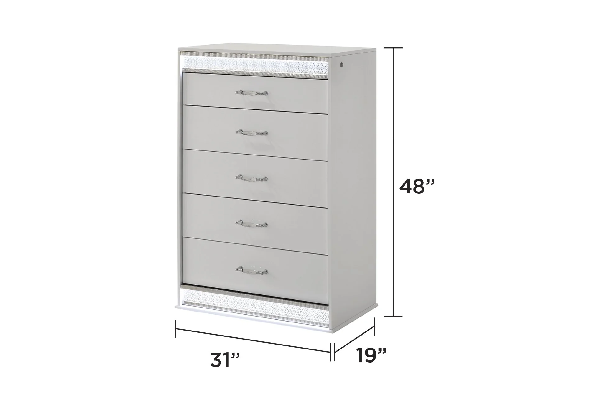 Glam Queen 5PC Bedroom Set - Image 18