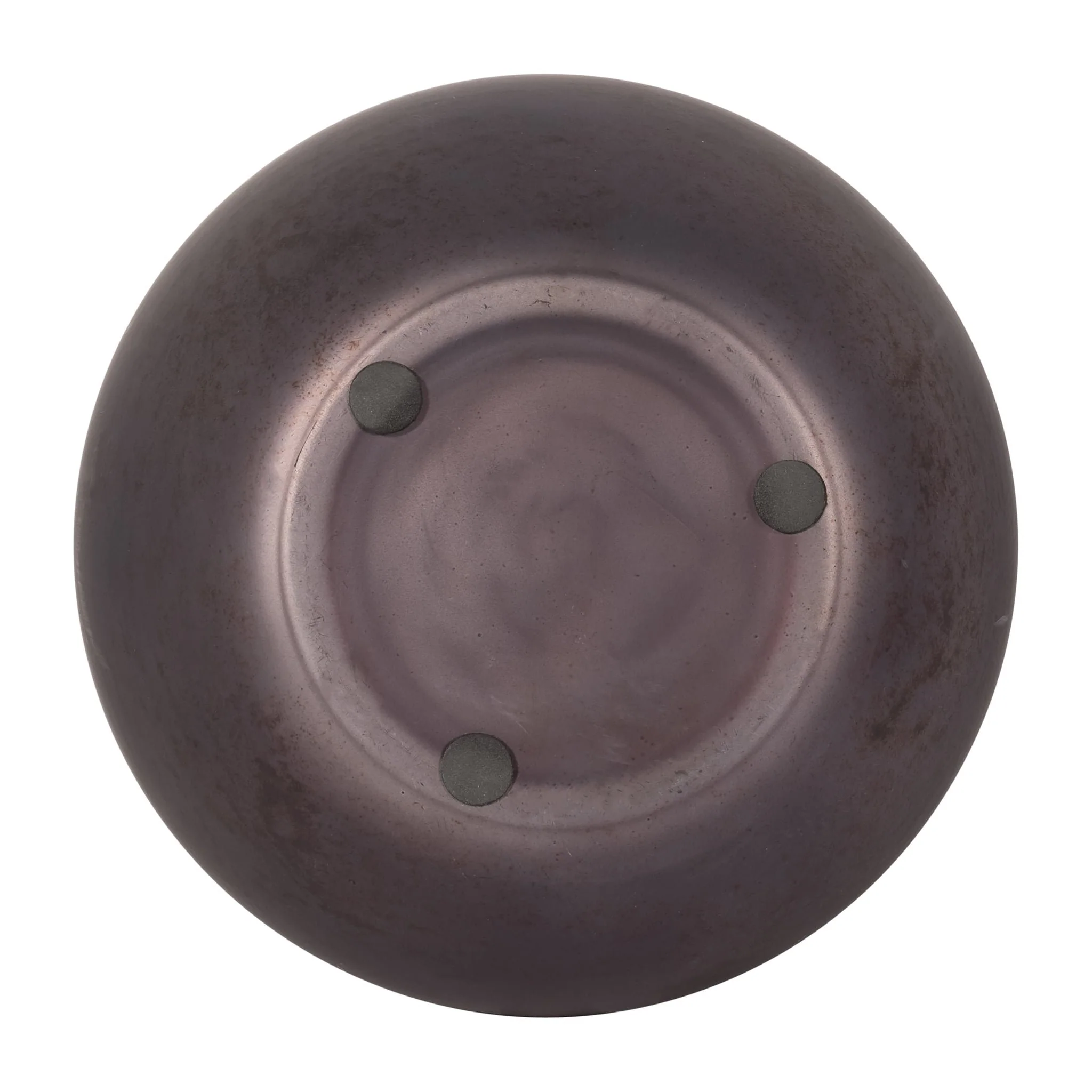 Glass,10",oval Hurricane,charred Coal/gold - Image 7