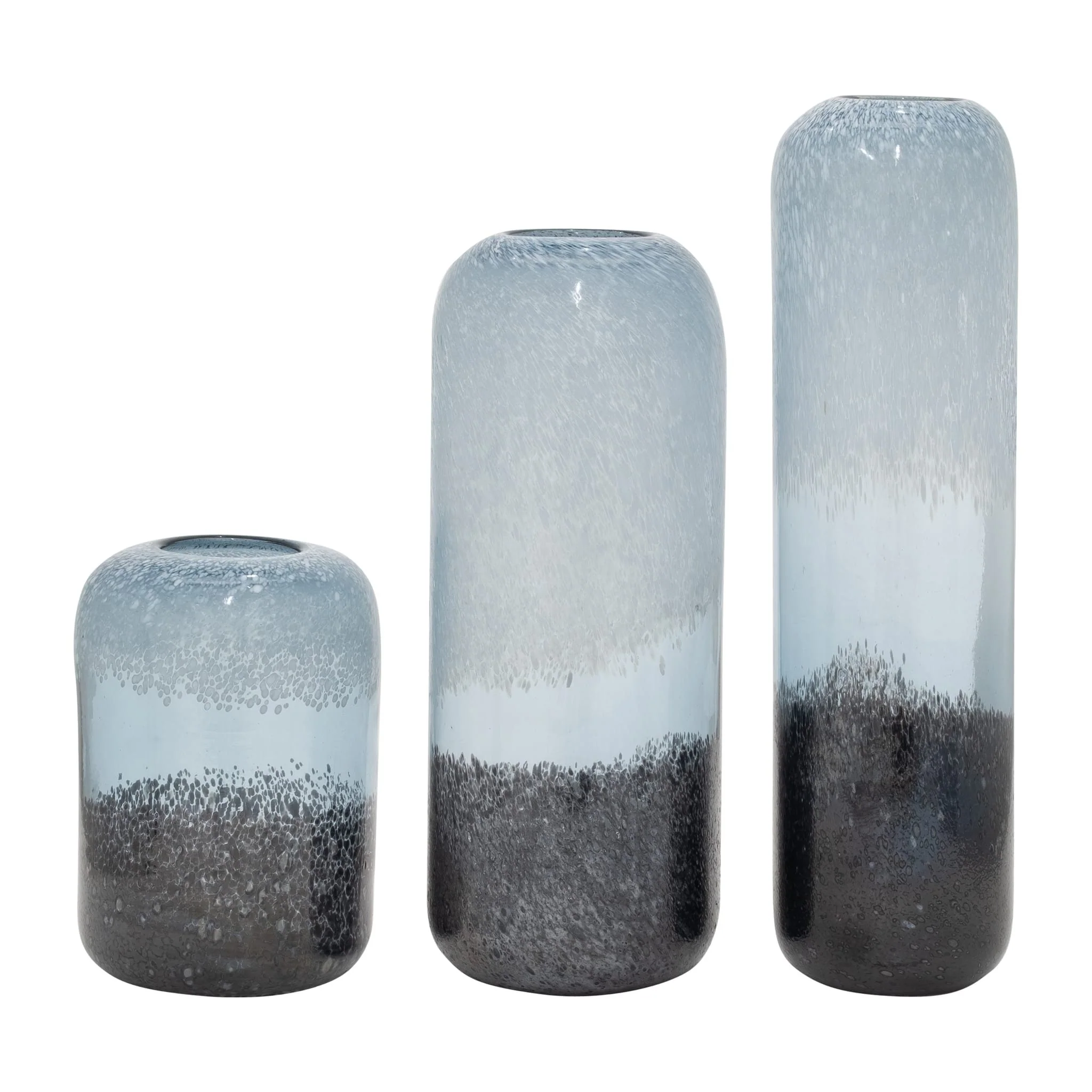 Glass, 14" Ombre Vase, Multi - Image 7