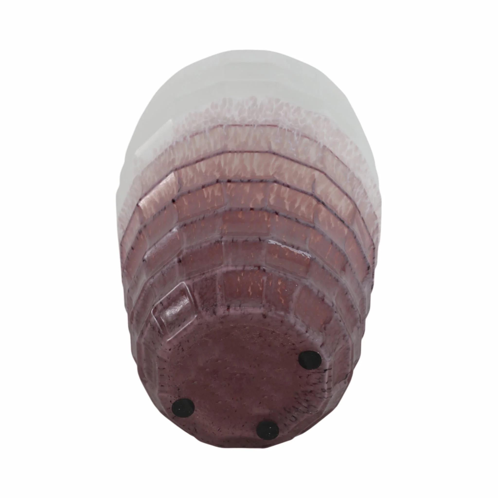 Glass, 16"h 2-tone Vase, Blush - Image 7