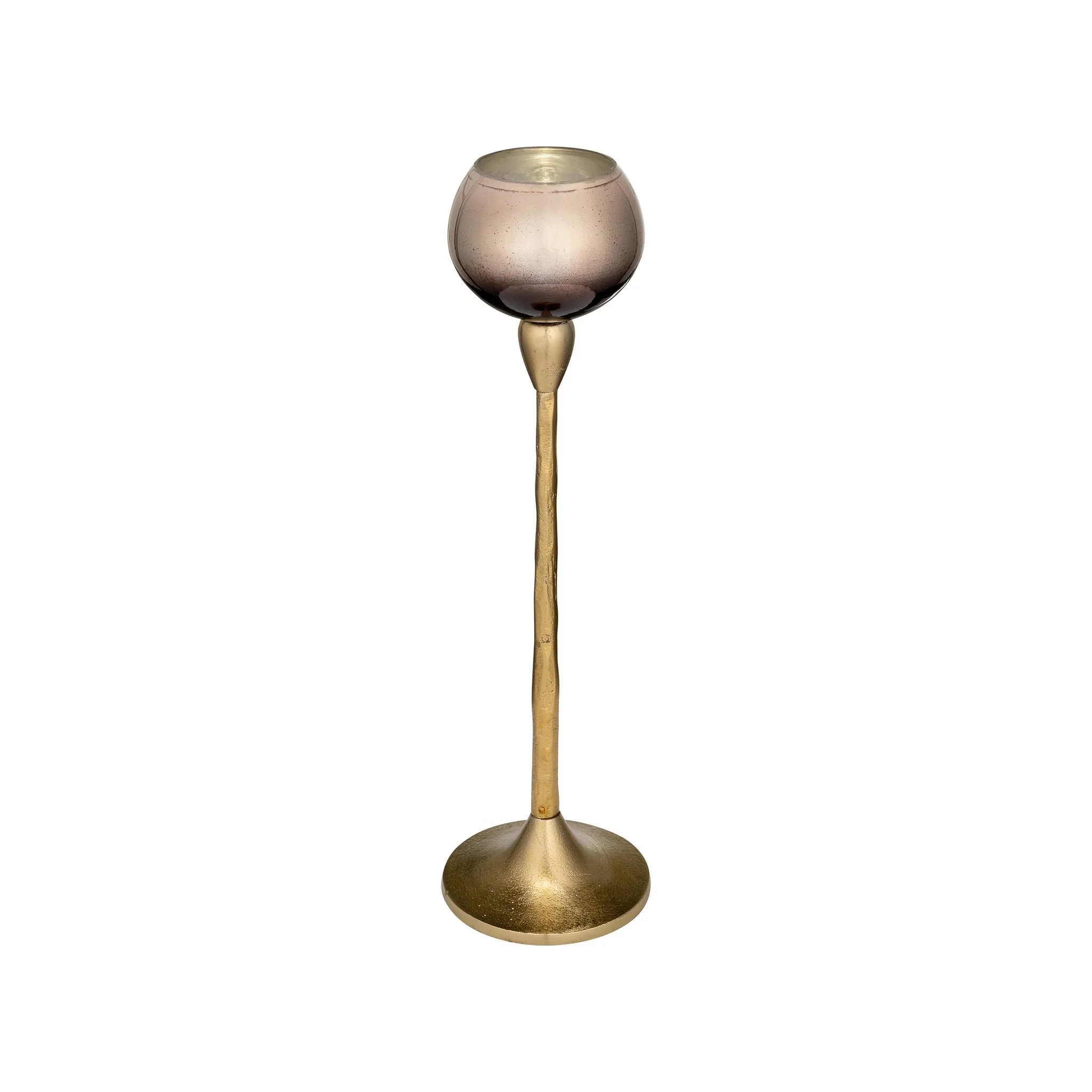Glass, 18"h Tealight Holder, Champagne