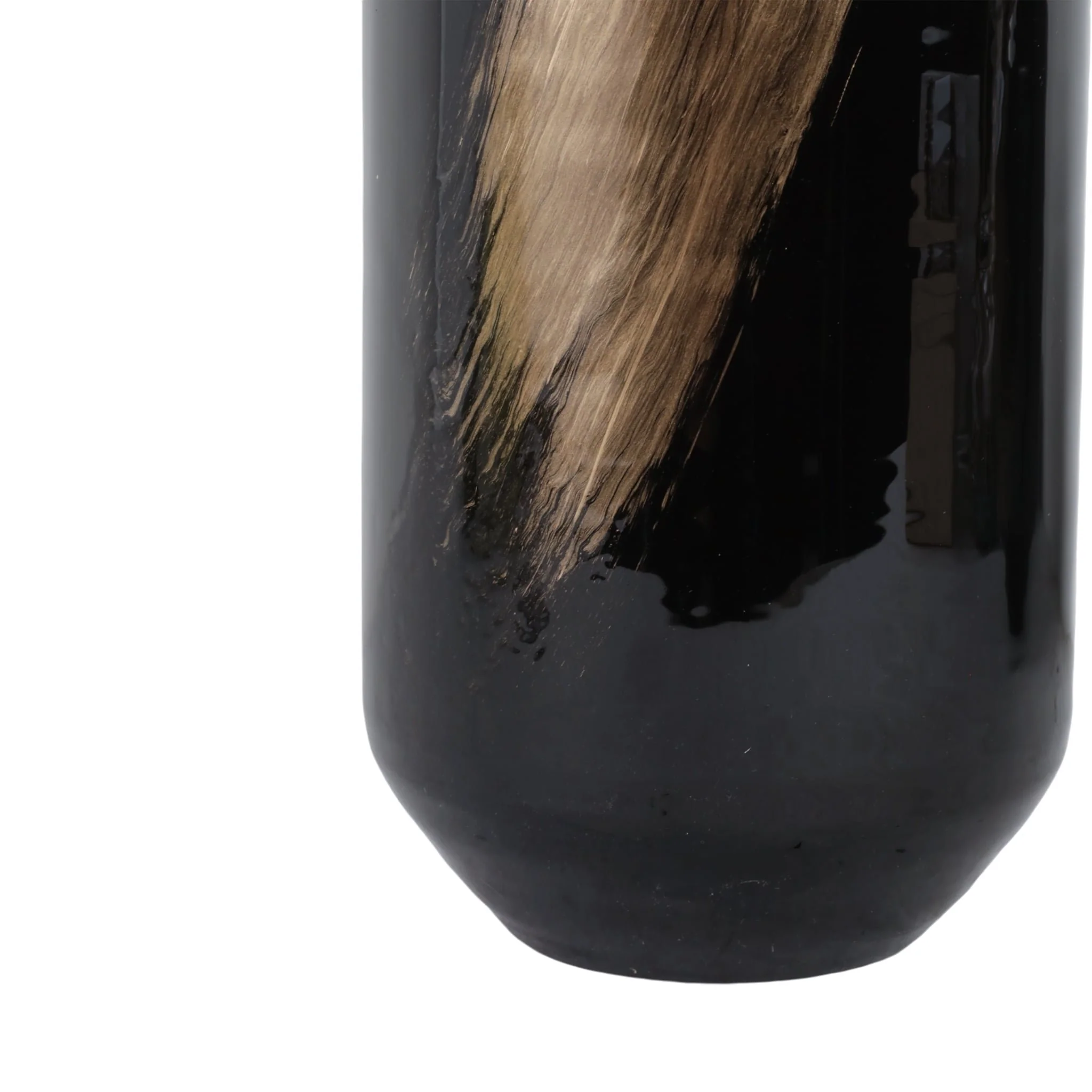 Glass,20",star Dust Vase,gold/black(golden Swooch) - Image 5