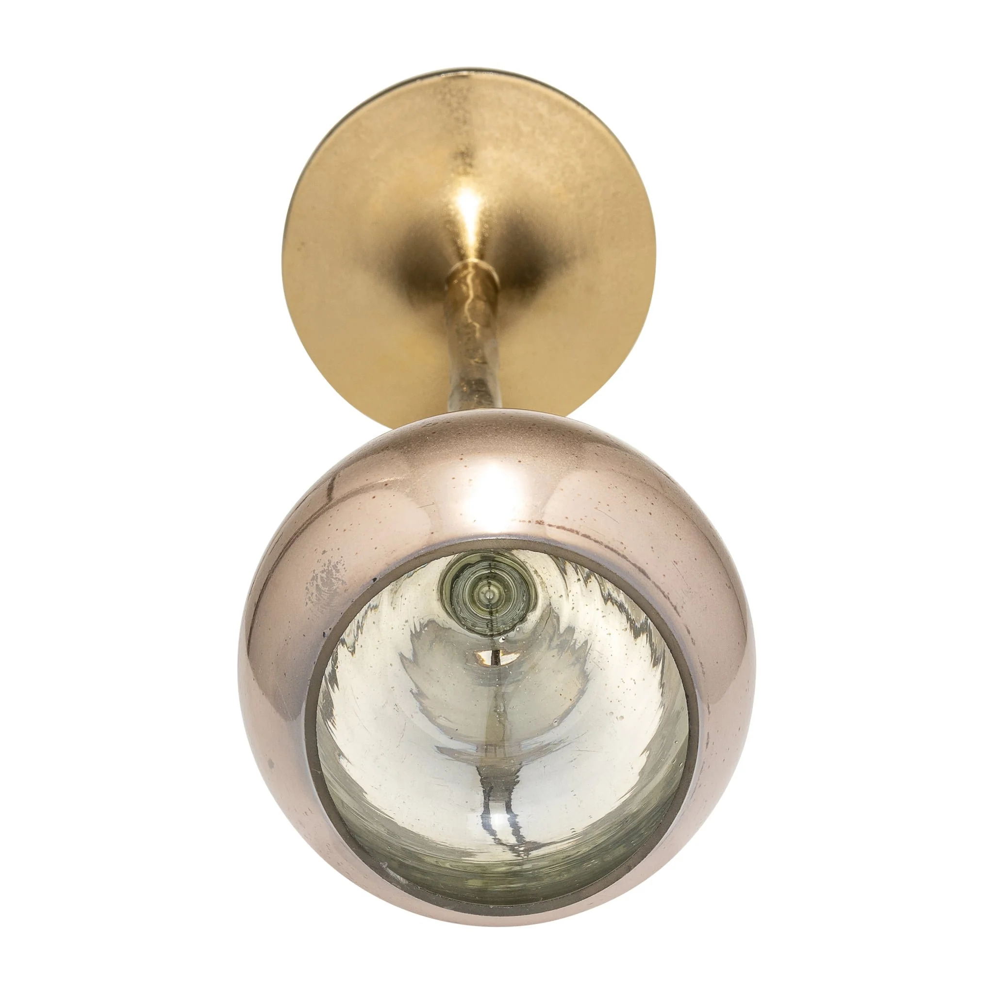 Glass, 21"h Tealight Holder, Champagne - Image 2