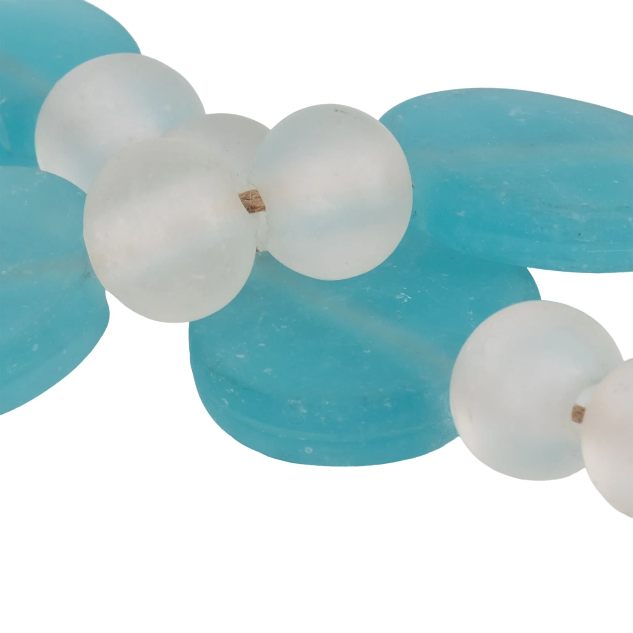 Glass, 30" Beaded Circles Garland, Multi - Image 6
