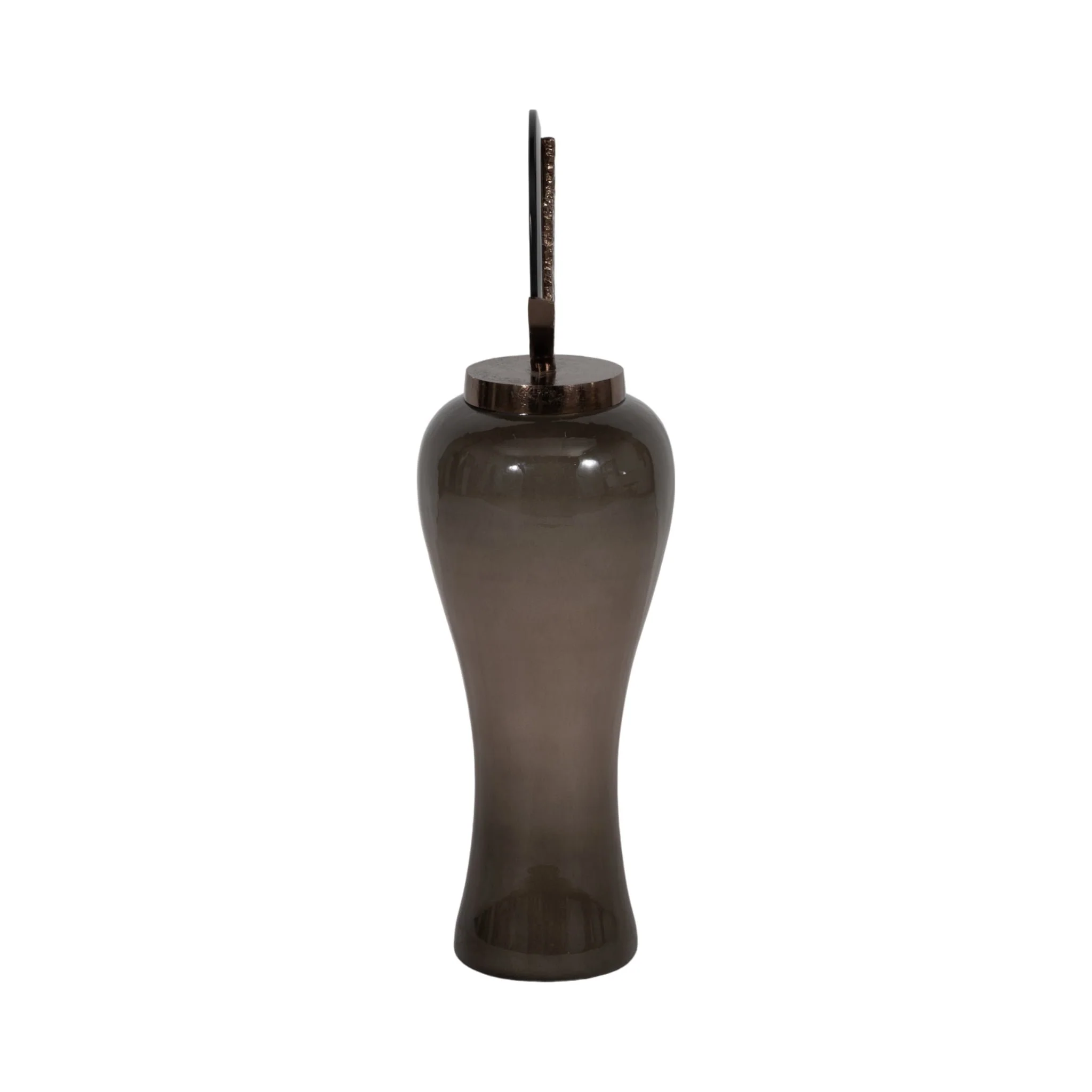 Glass, 30" Mid-century Floor Vase, Multi, Kd - Image 3