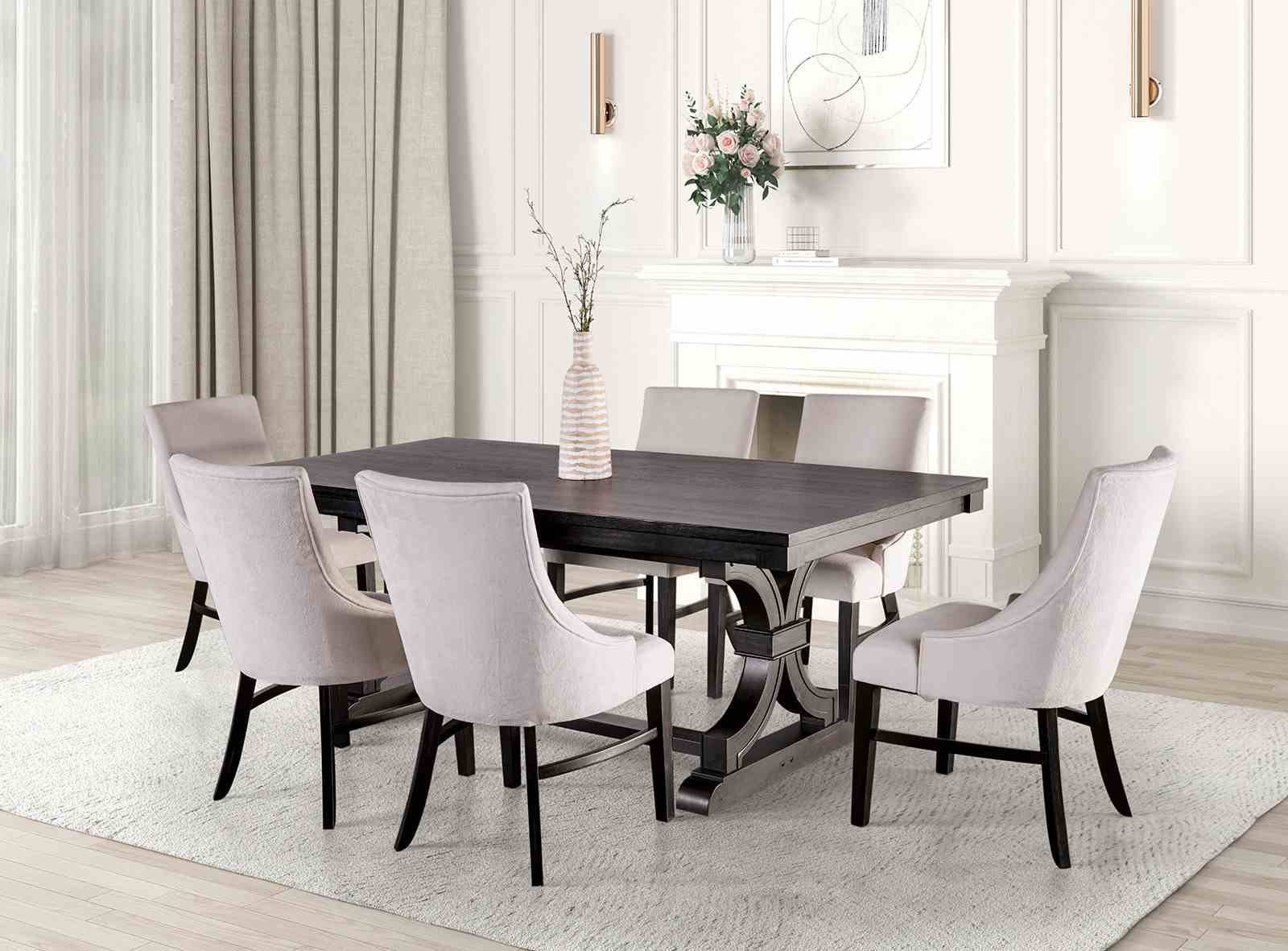 Gosport Dining Table, Black
