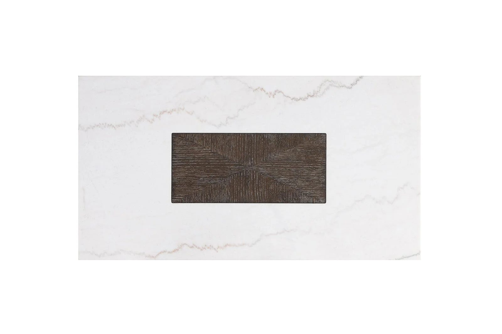 Grasten Square Coffee Table, Dark Walnut/White - Image 4