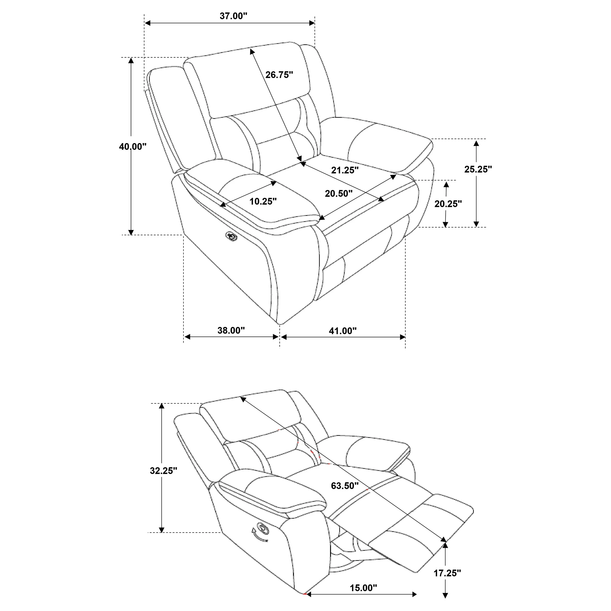Greer Reclining Sofa Set - Image 31