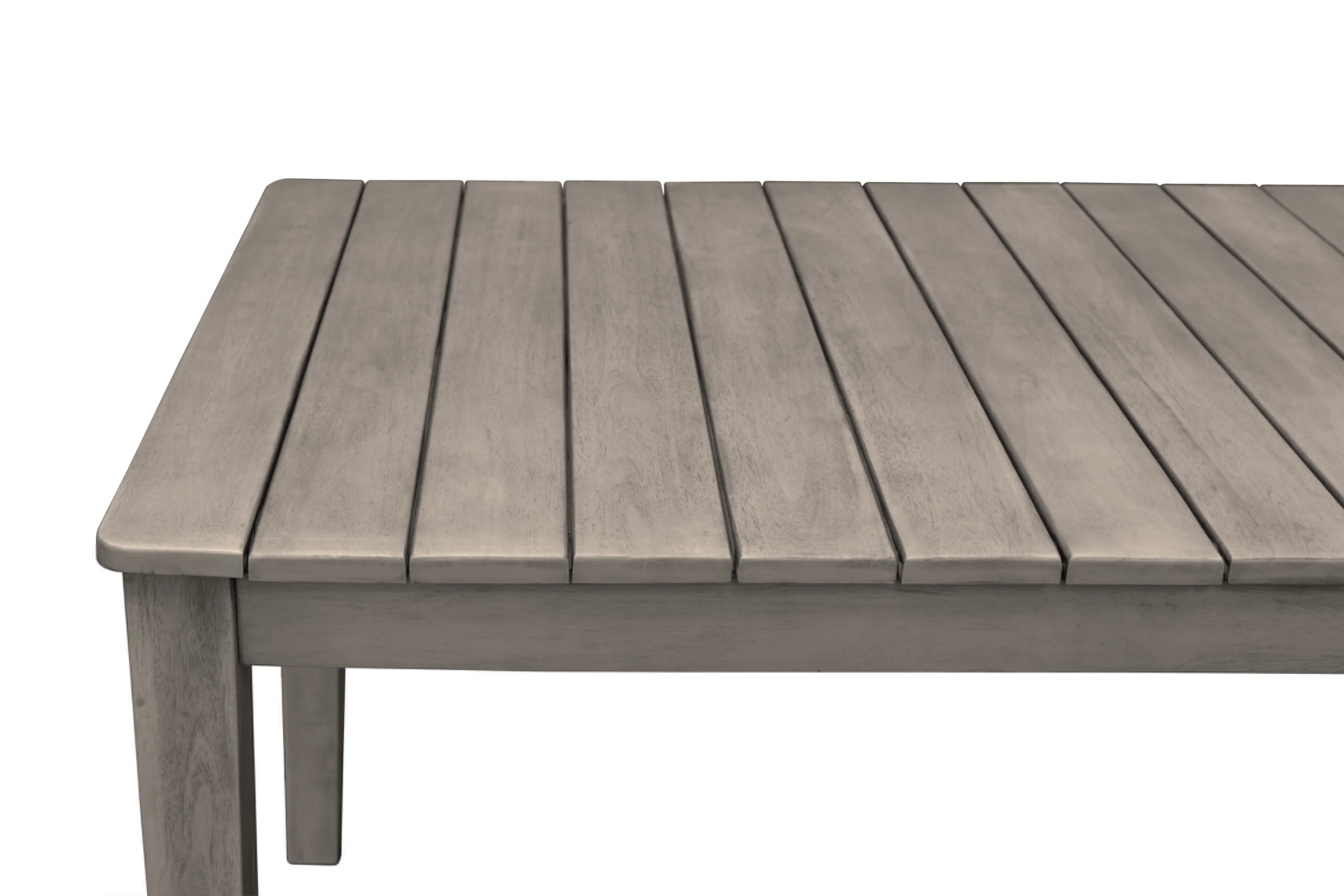 Haiti 7-Piece Patio Outdoor Dining Set in Gray Acacia Wood and Rope - Image 8
