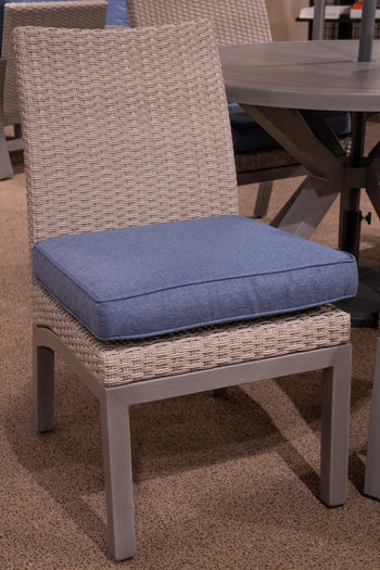 Half Moon Beach Outdoor Side Chair with Cushion (Set of 2)