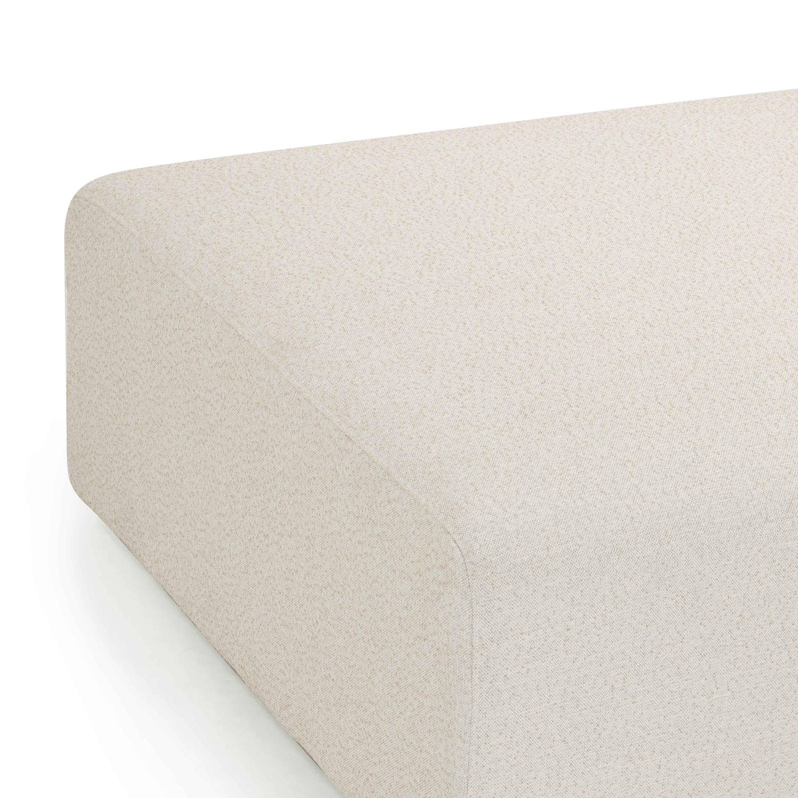 Hangover Cream Outdoor Ottoman - Image 5