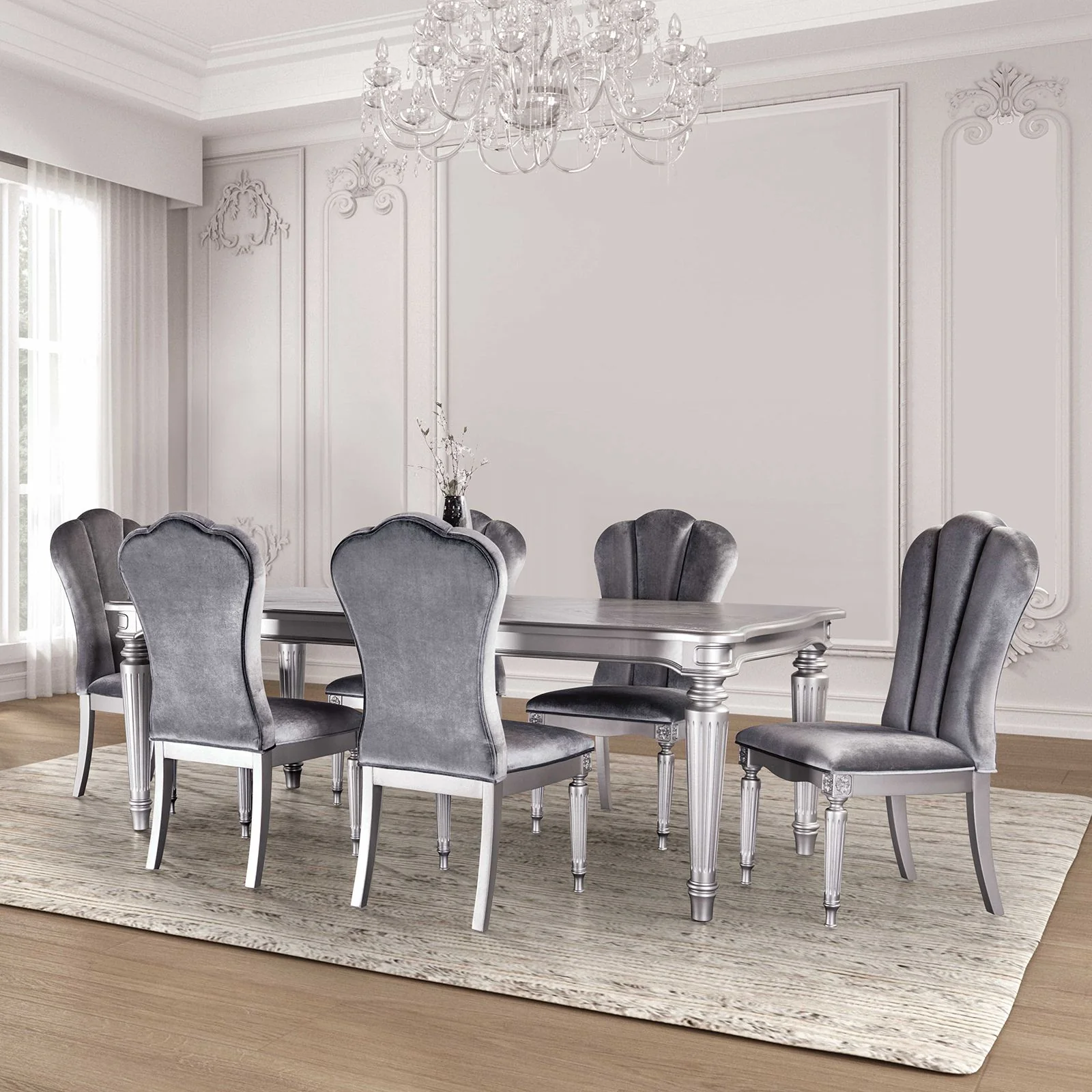 Hannoria 7 Pc. Dining Table Set