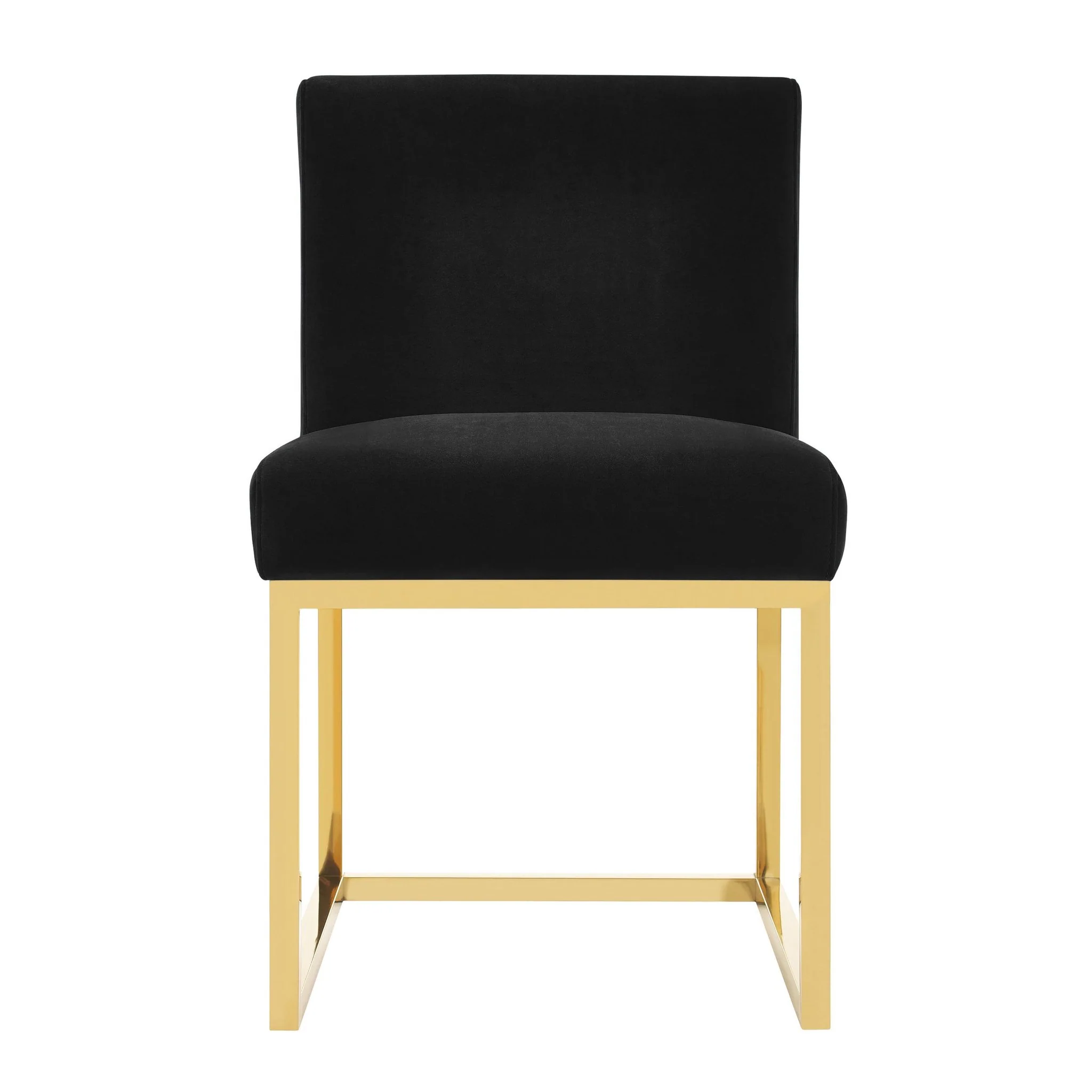 Haute Black Velvet Chair - Image 3