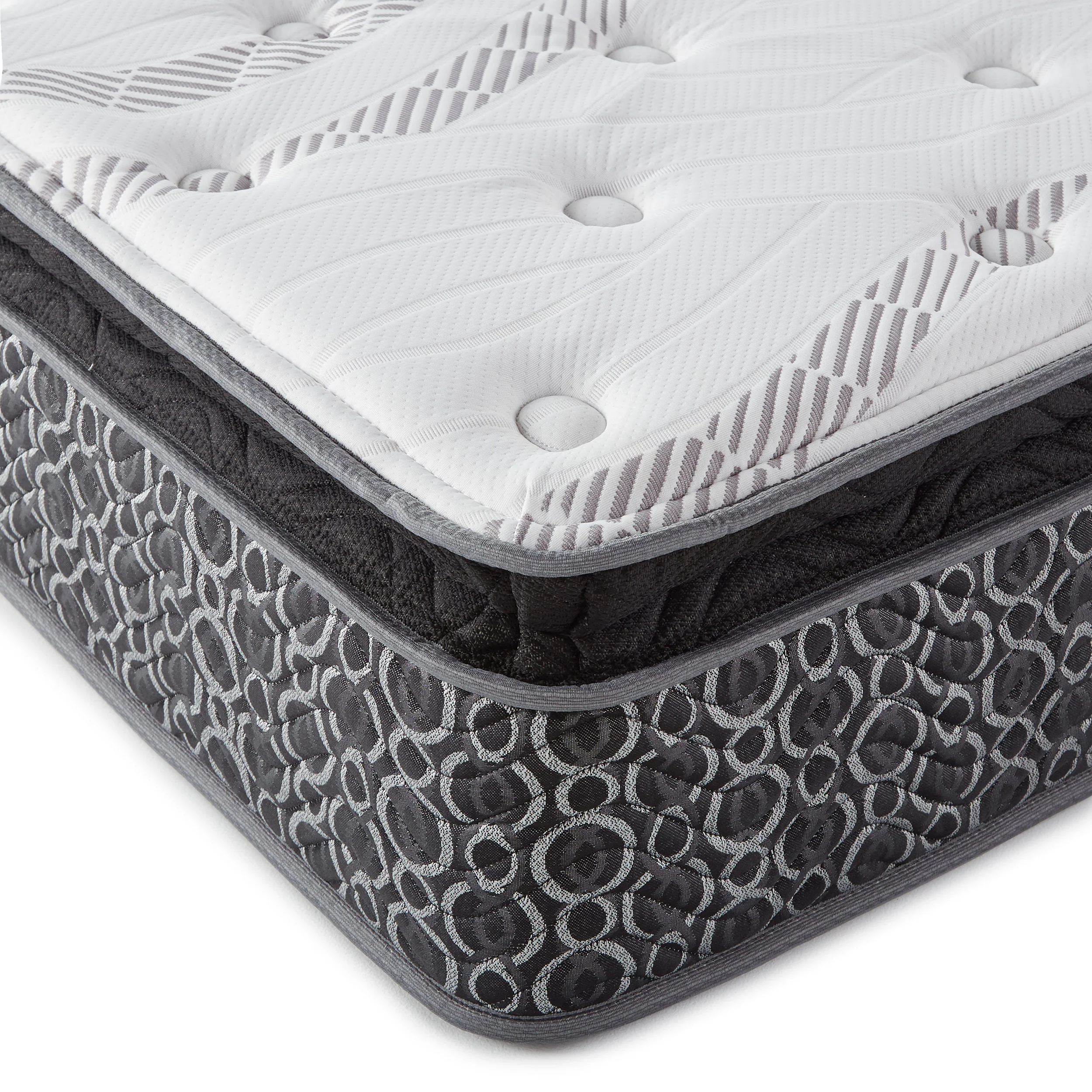 Hayes Medium Plush Pillow Top Hybrid Mattress - Image 11