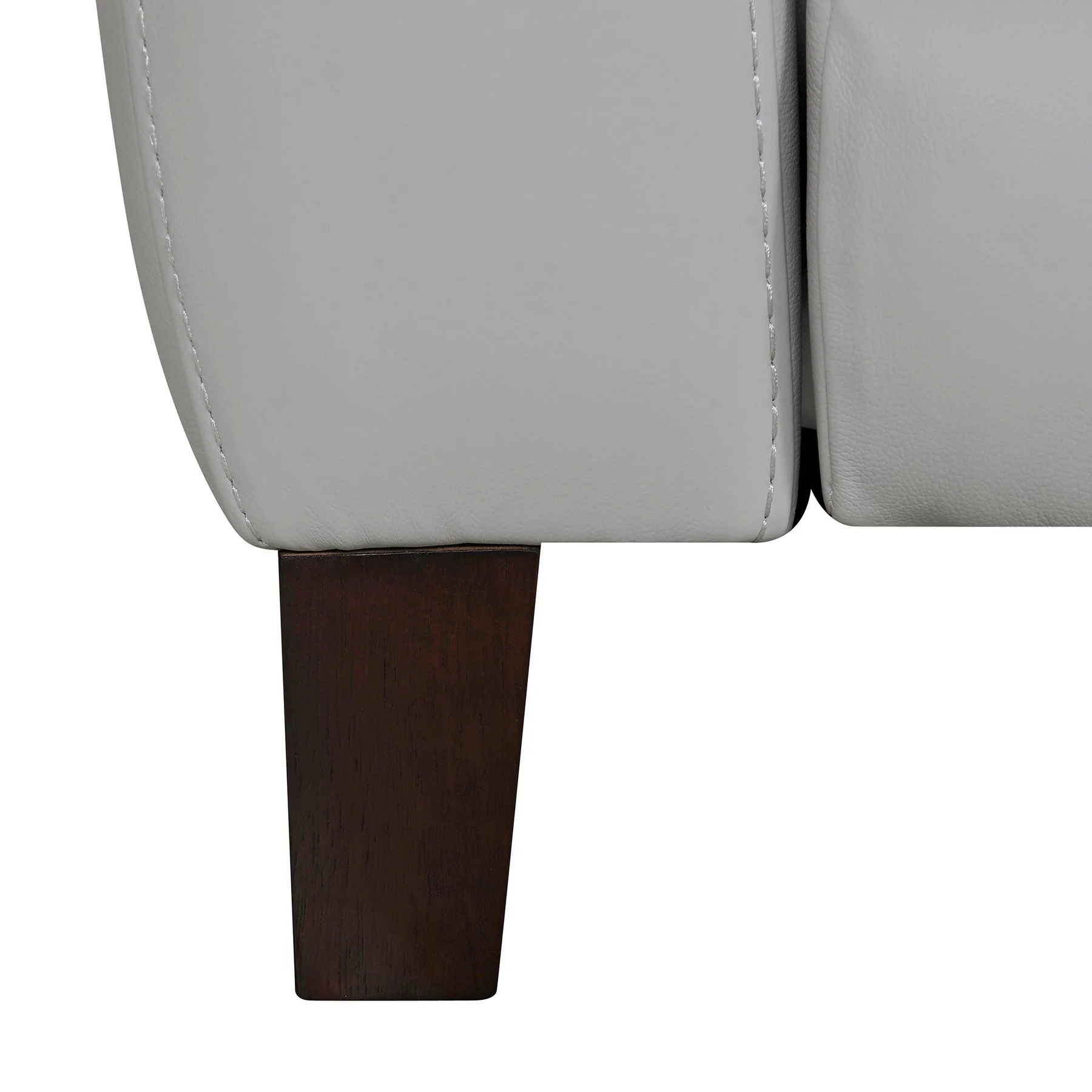 Hayward 82" Dove Gray Genuine Leather Power Reclining Sofa - Image 7