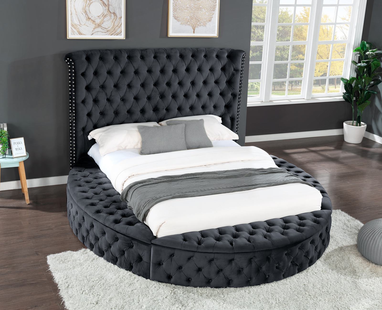 Hazel King Bed Black