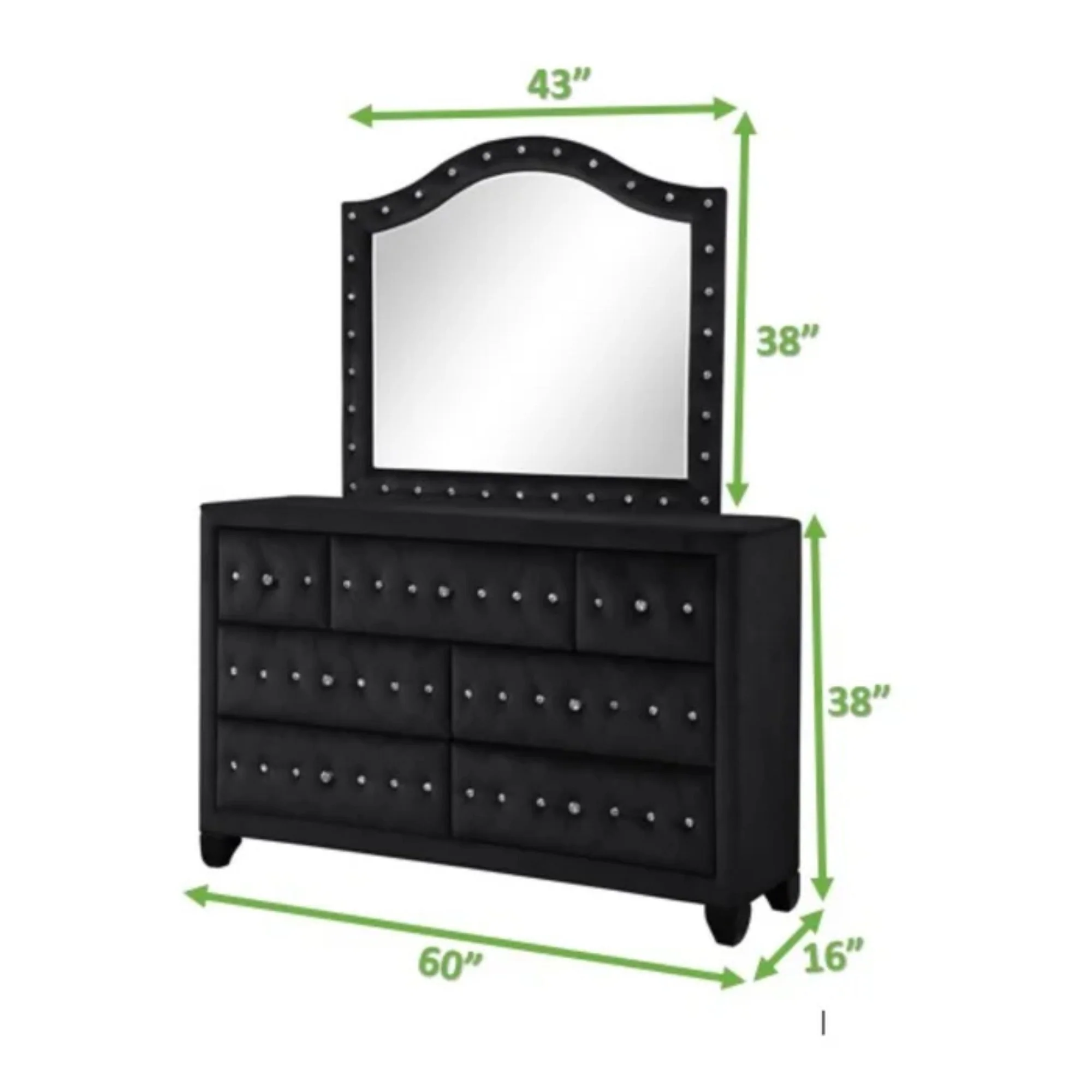 Hazel King Vanity 5 Black - Image 8