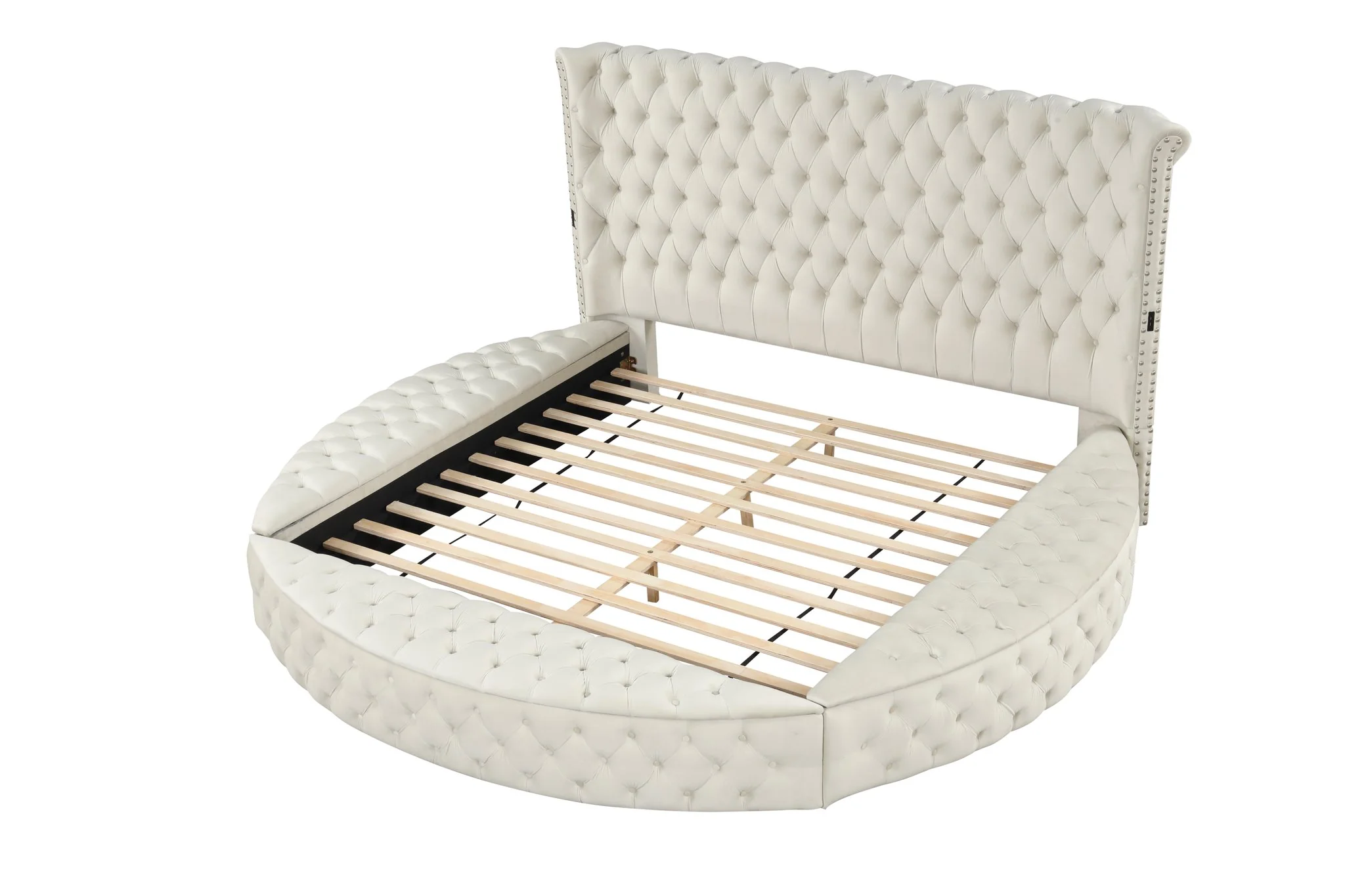 Hazel Queen Bed Cream - Image 2